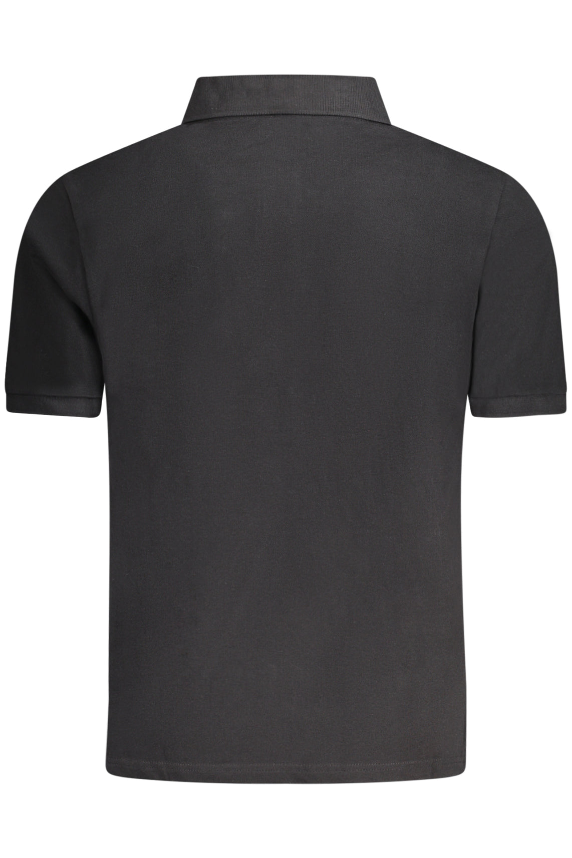 Men's short sleeve polo black