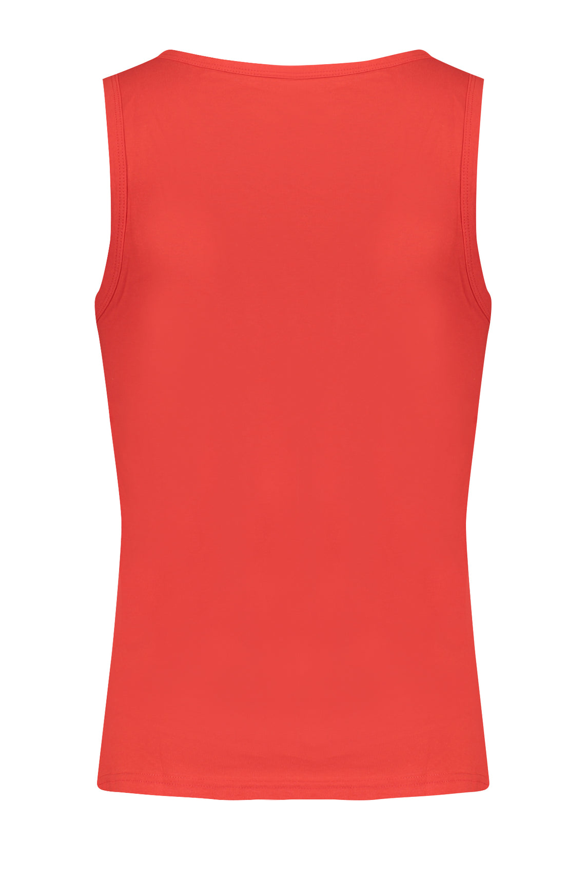 Men's red tank top