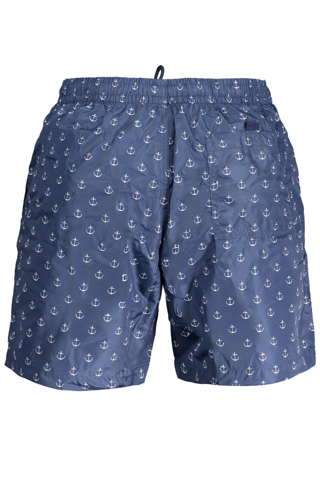 Blue man under costume