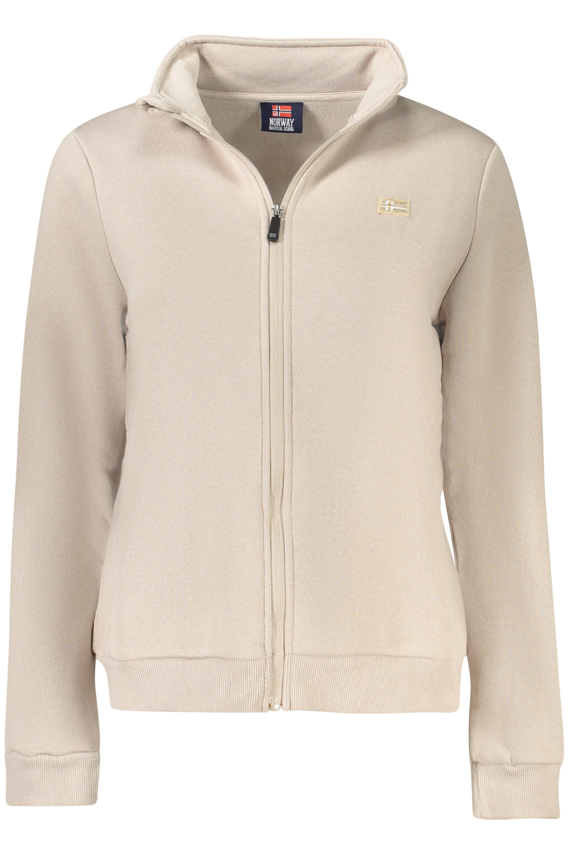 NORWAY 1963 NORWAY 1963 WOMEN'S BEIGE ZIP-UP SWEATSHIRT - Beige