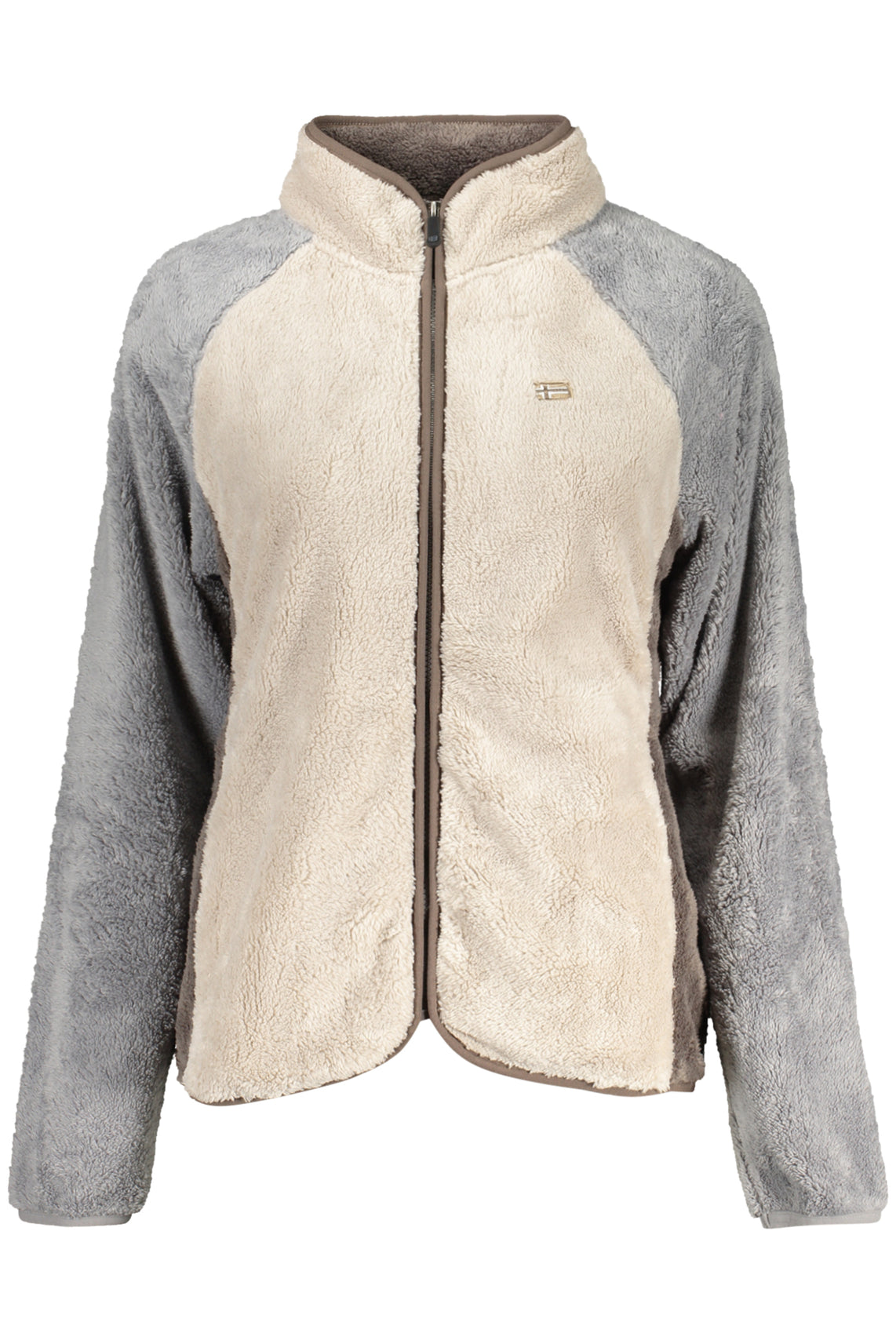 NORWAY 1963 NORWAY 1963 WOMEN'S BEIGE ZIP-UP SWEATSHIRT - Beige