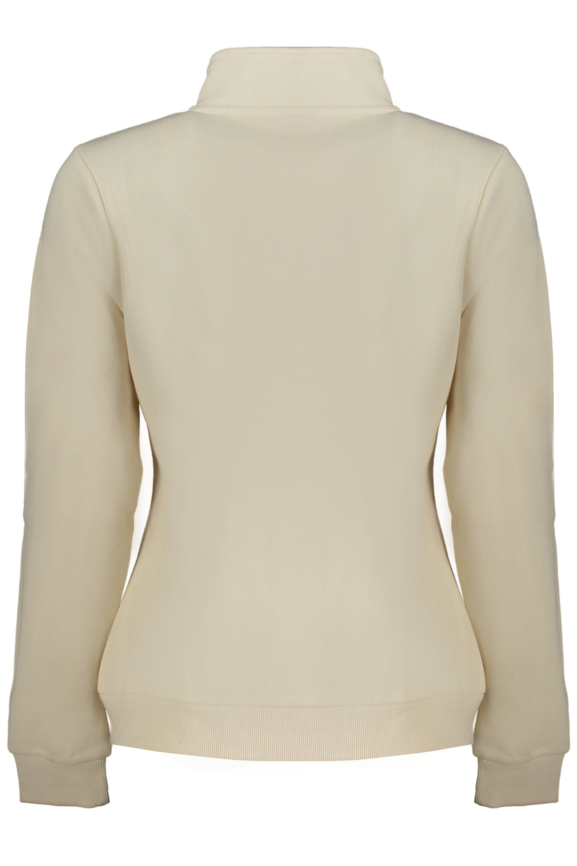 Women's zip-up sweatshirt beige