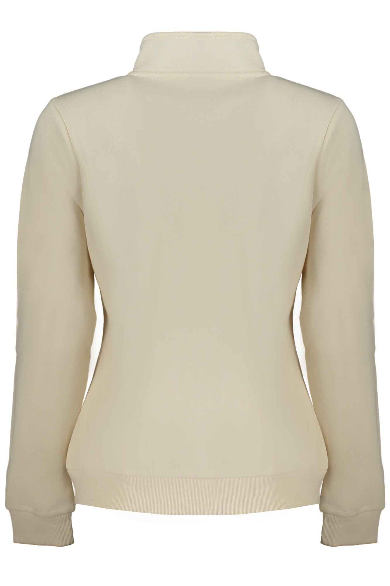 Women's zip-up sweatshirt beige