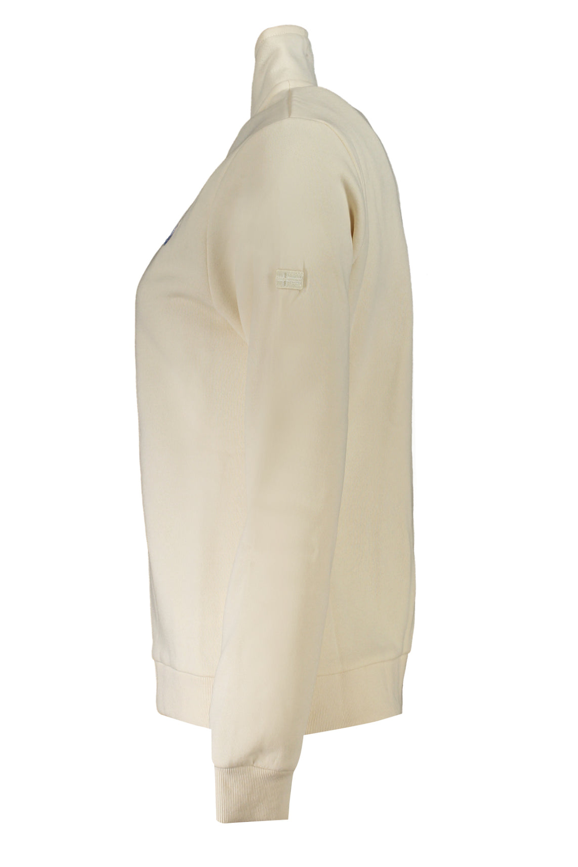 Women's zip-up sweatshirt beige