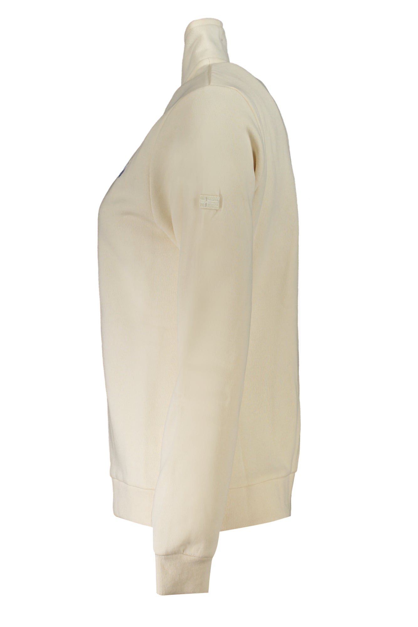 Women's zip-up sweatshirt beige