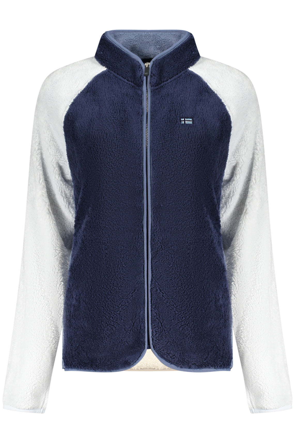 NORWAY 1963 NORWAY 1963 WOMEN'S BEIGE ZIP-UP SWEATSHIRT - Blu