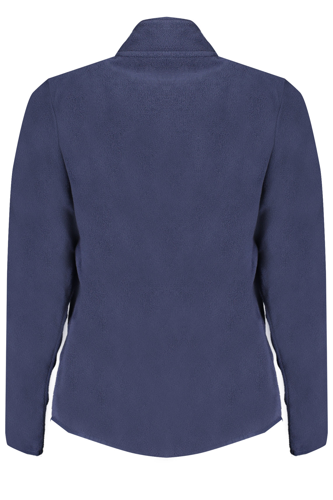 Women's blue zip-up sweatshirt