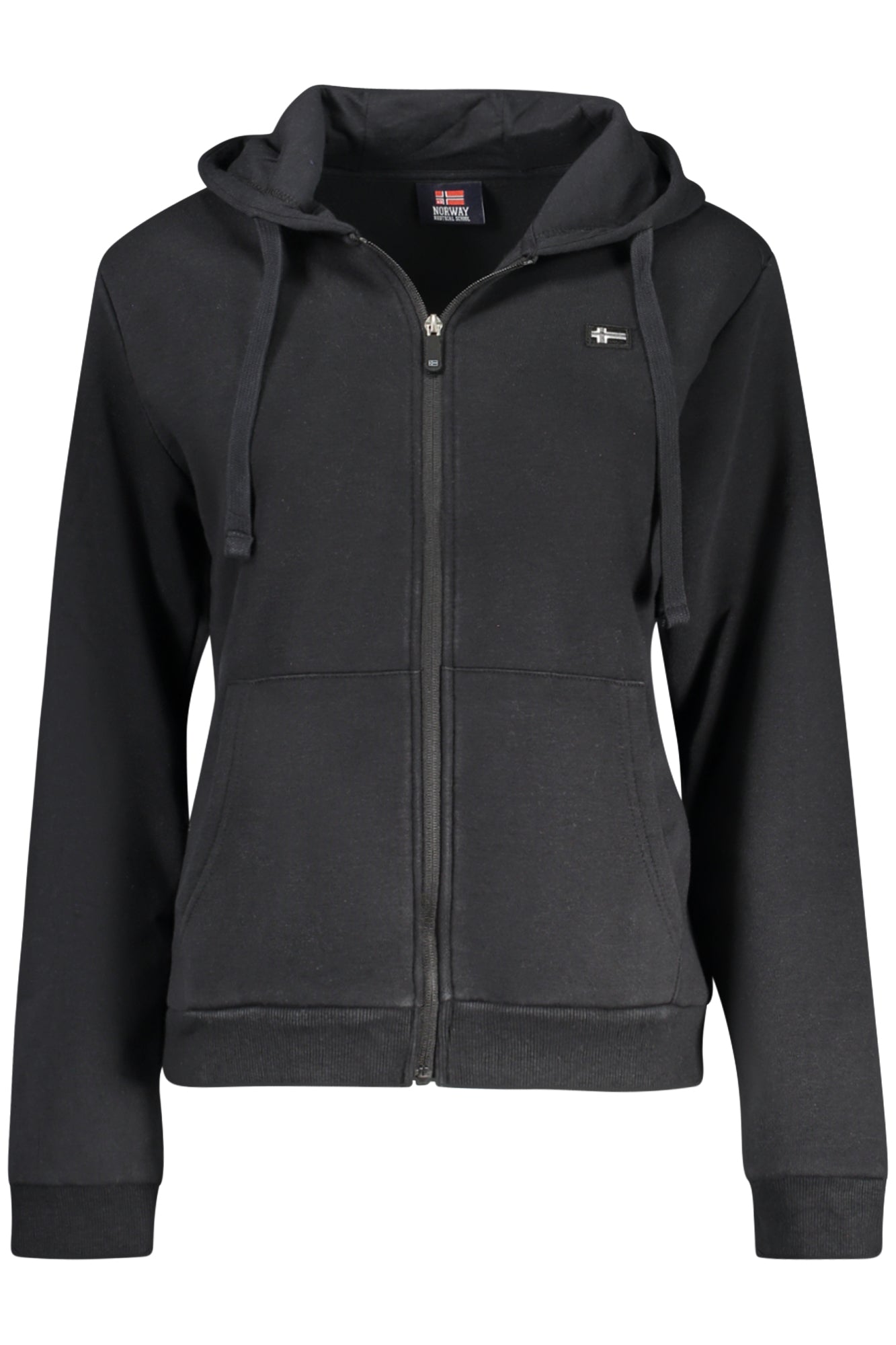 NORWAY 1963 NORWAY 1963 WOMEN'S BLACK ZIP-UP SWEATSHIRT - Nero