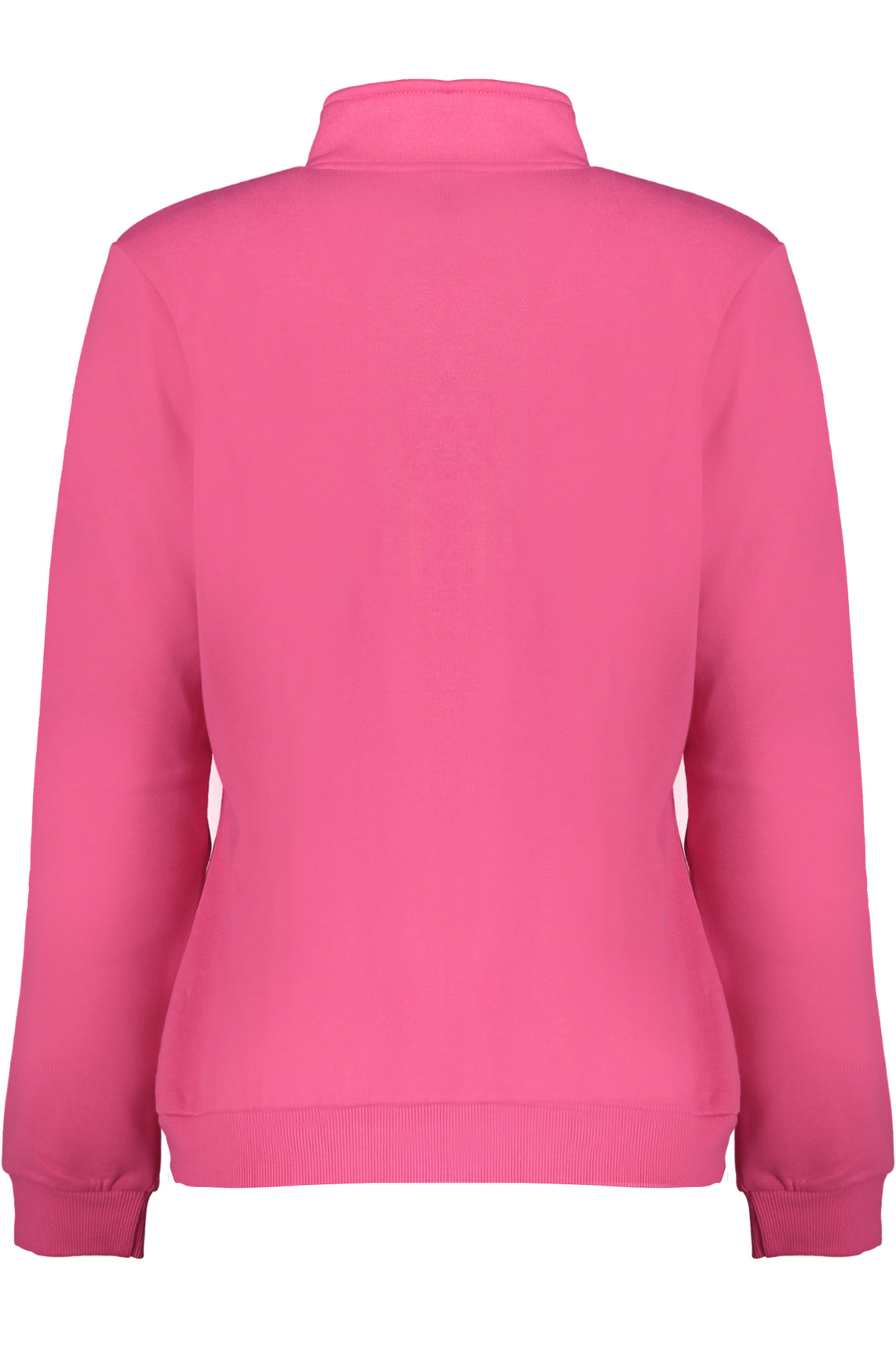 Women's pink zip-up sweatshirt