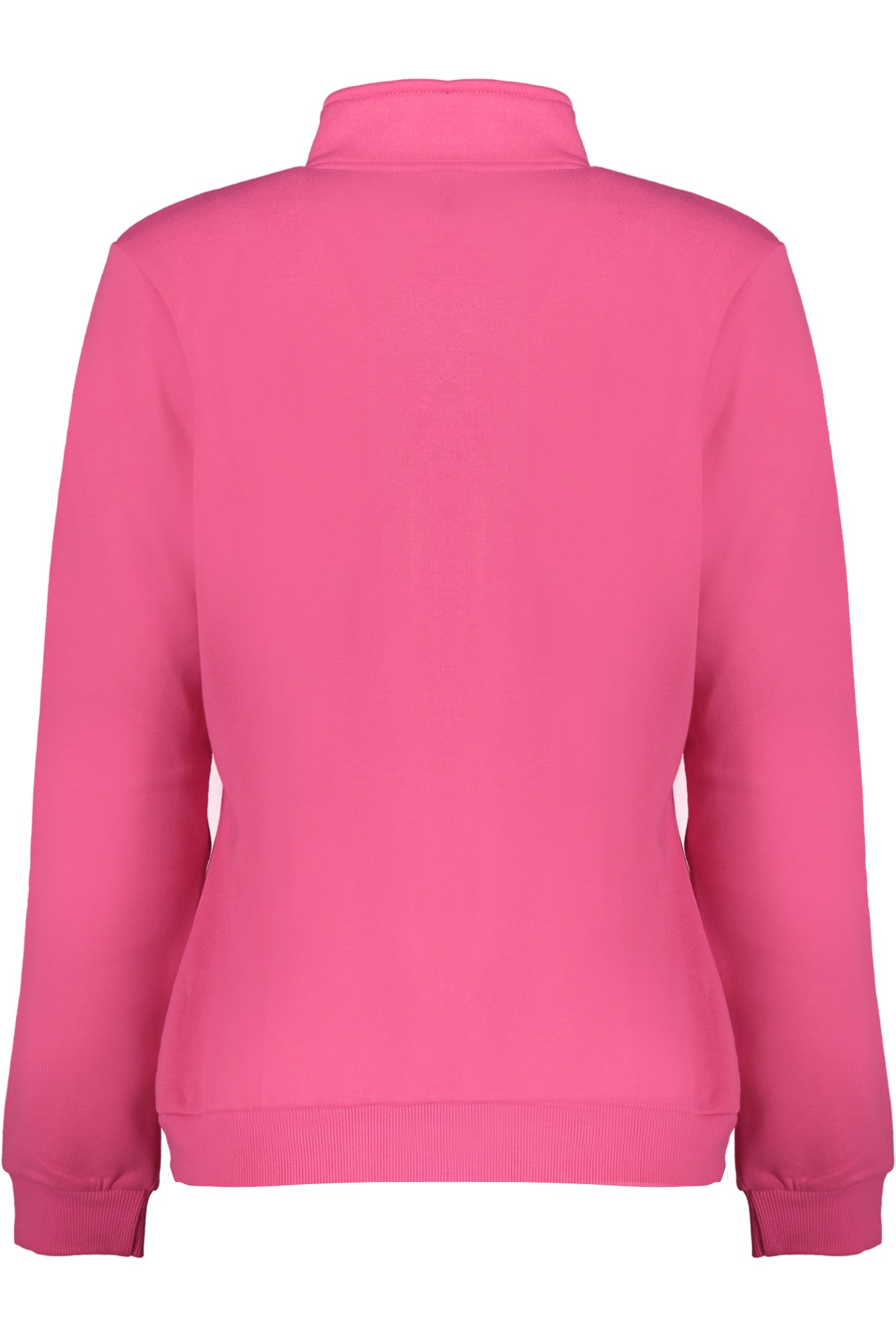 Women's pink zip-up sweatshirt