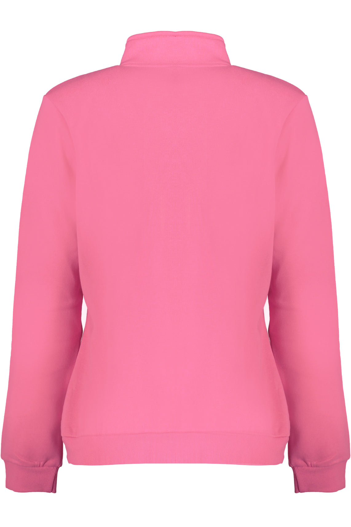 Women's pink zip-up sweatshirt