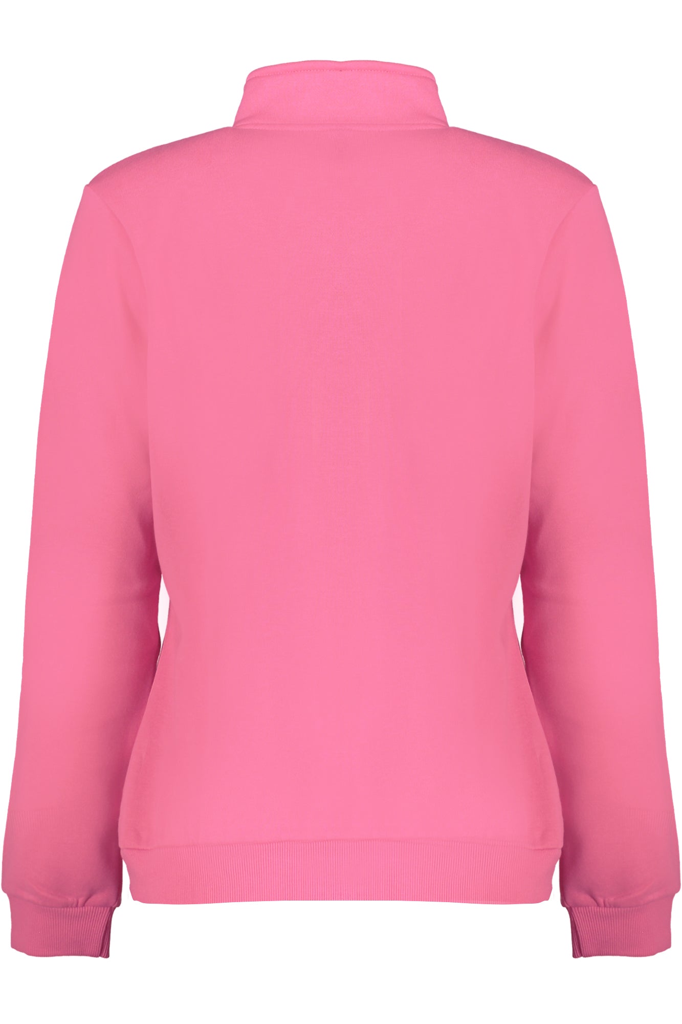 Women's pink zip-up sweatshirt