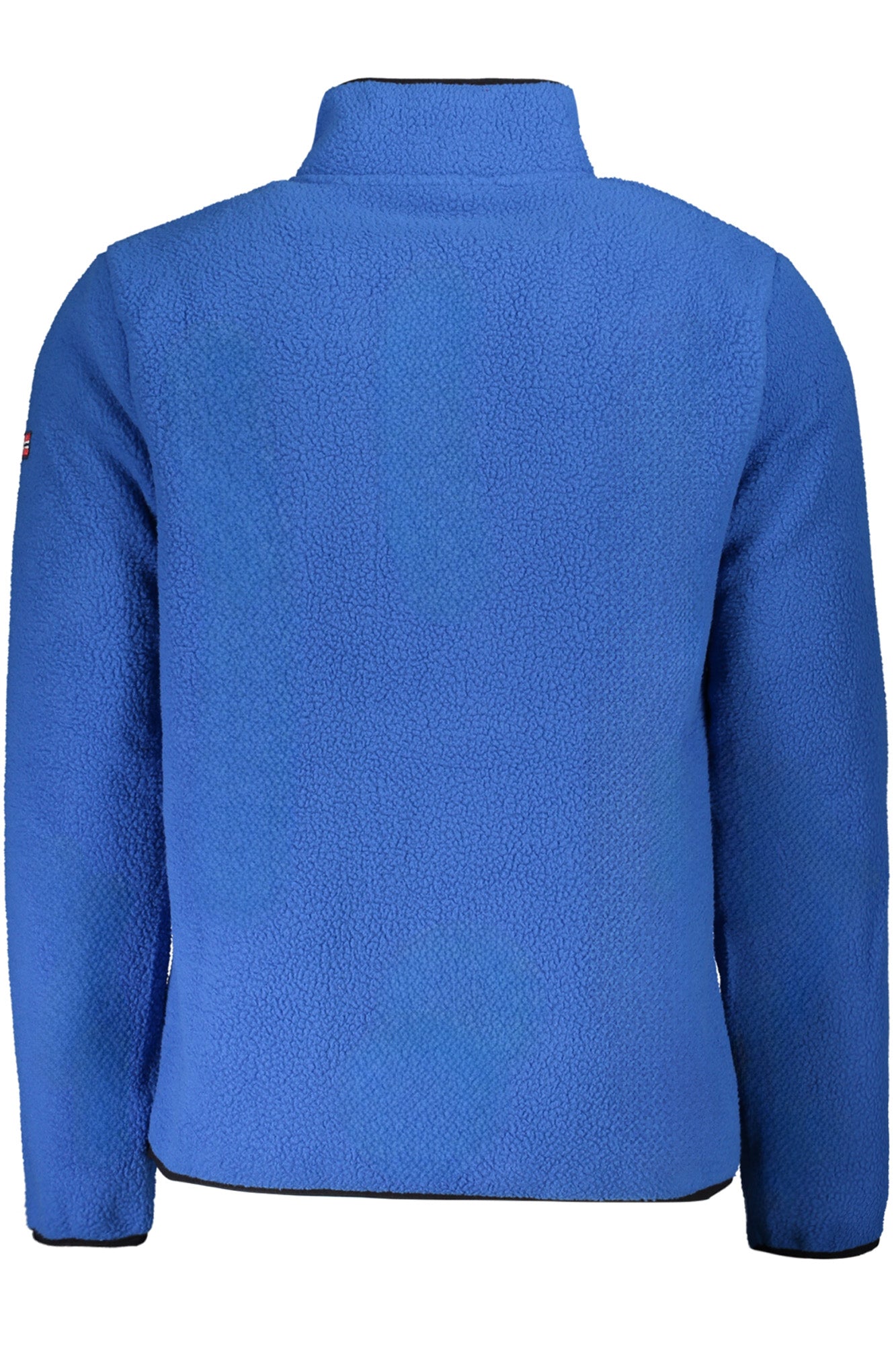 Men's blue zip-up sweatshirt