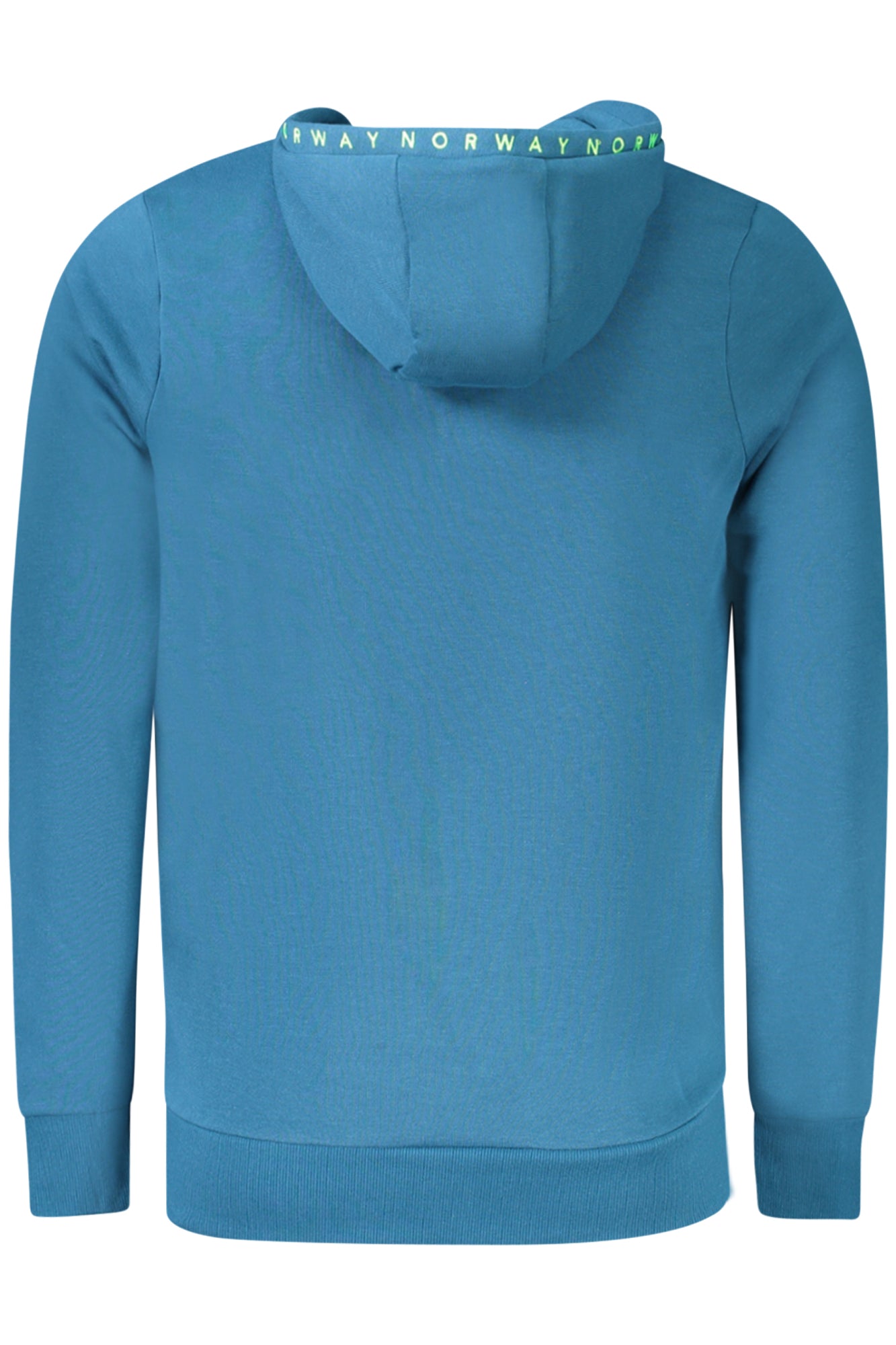 Felpa con zip uomo blu