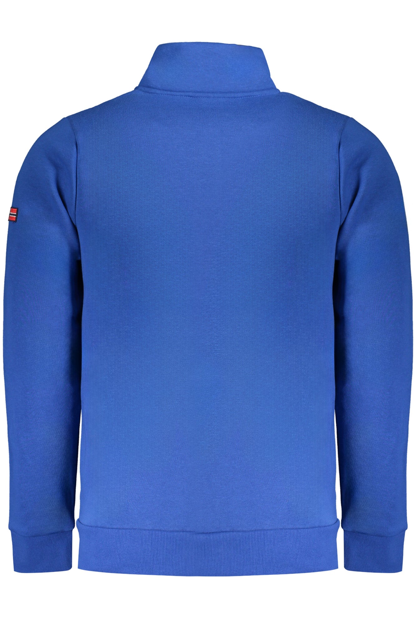 Men's blue zip-up sweatshirt