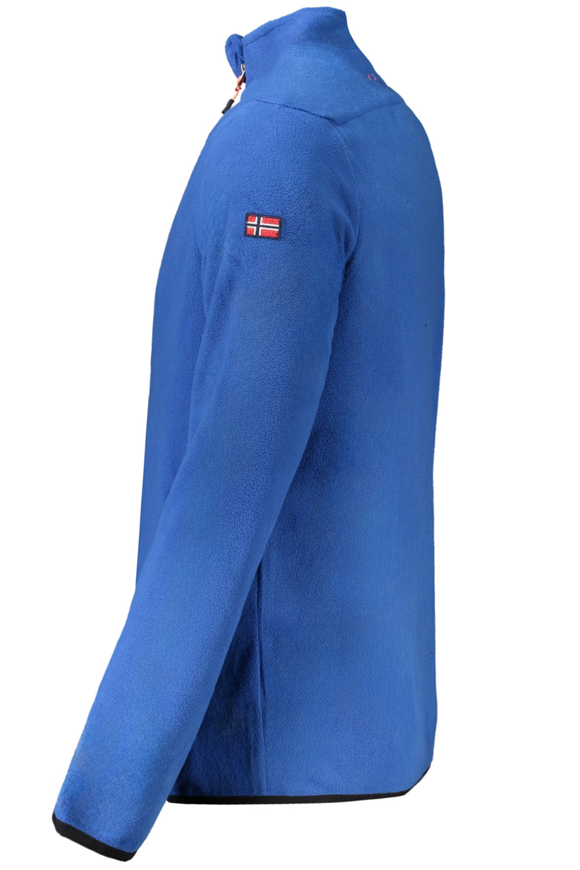 Men's blue zip-up sweatshirt
