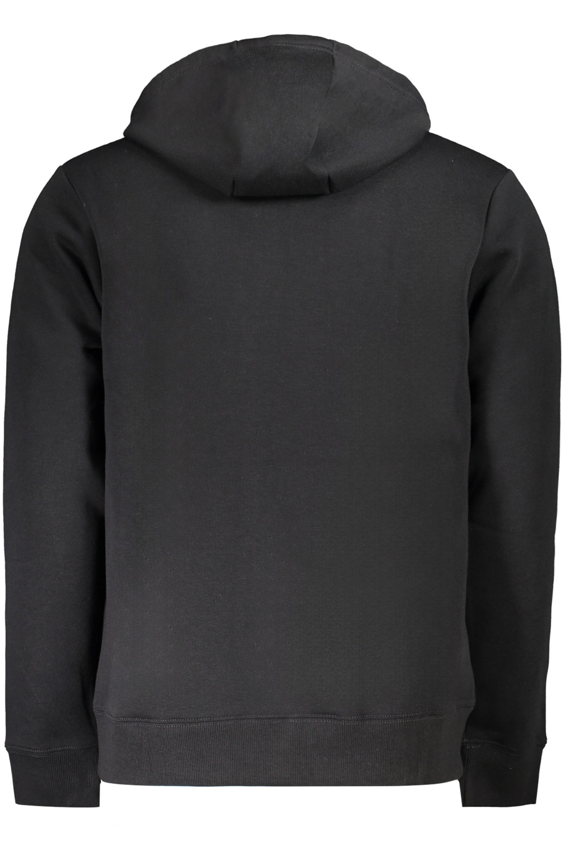 Men's black zip-up sweatshirt