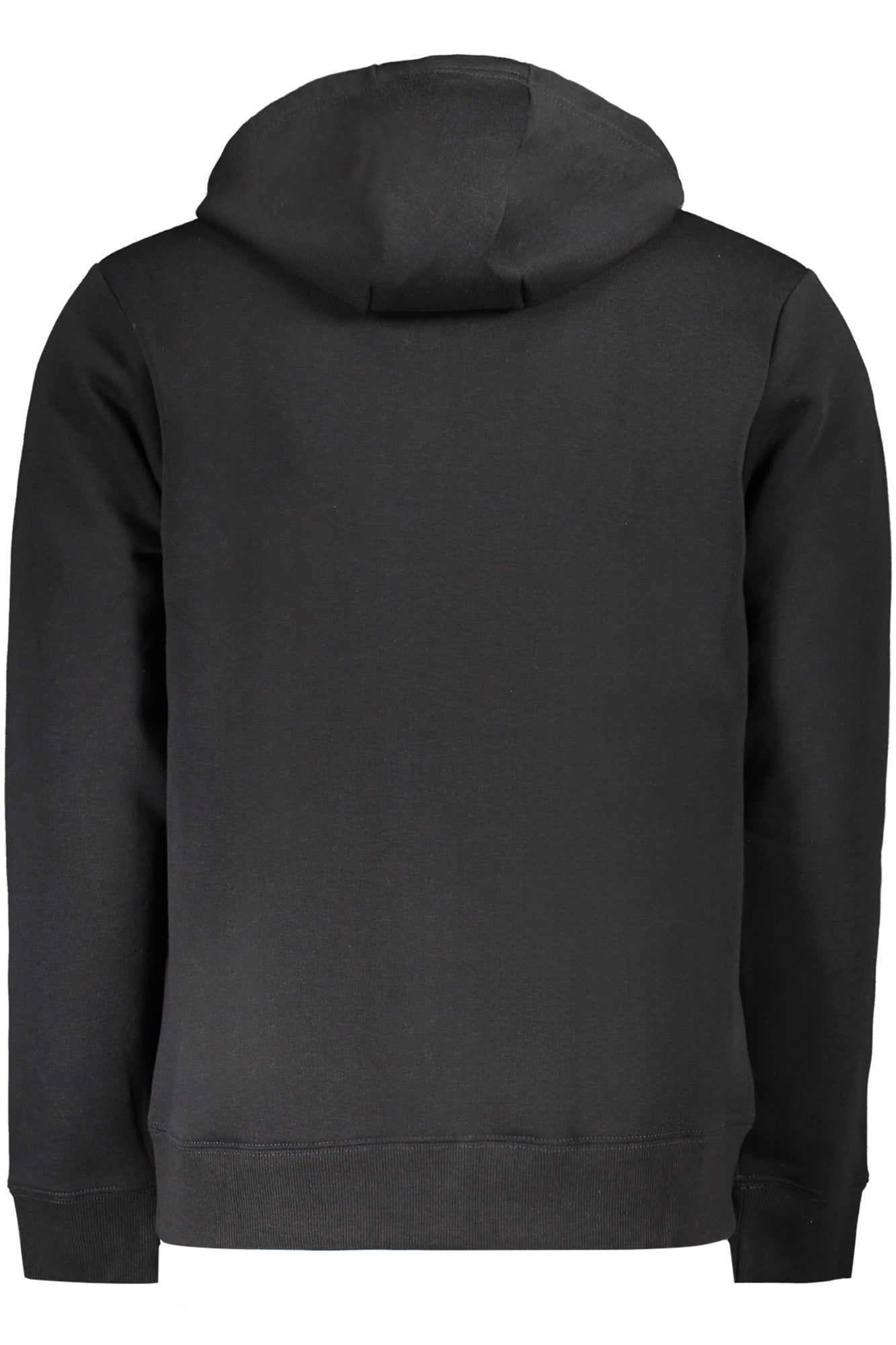 Men's black zip-up sweatshirt