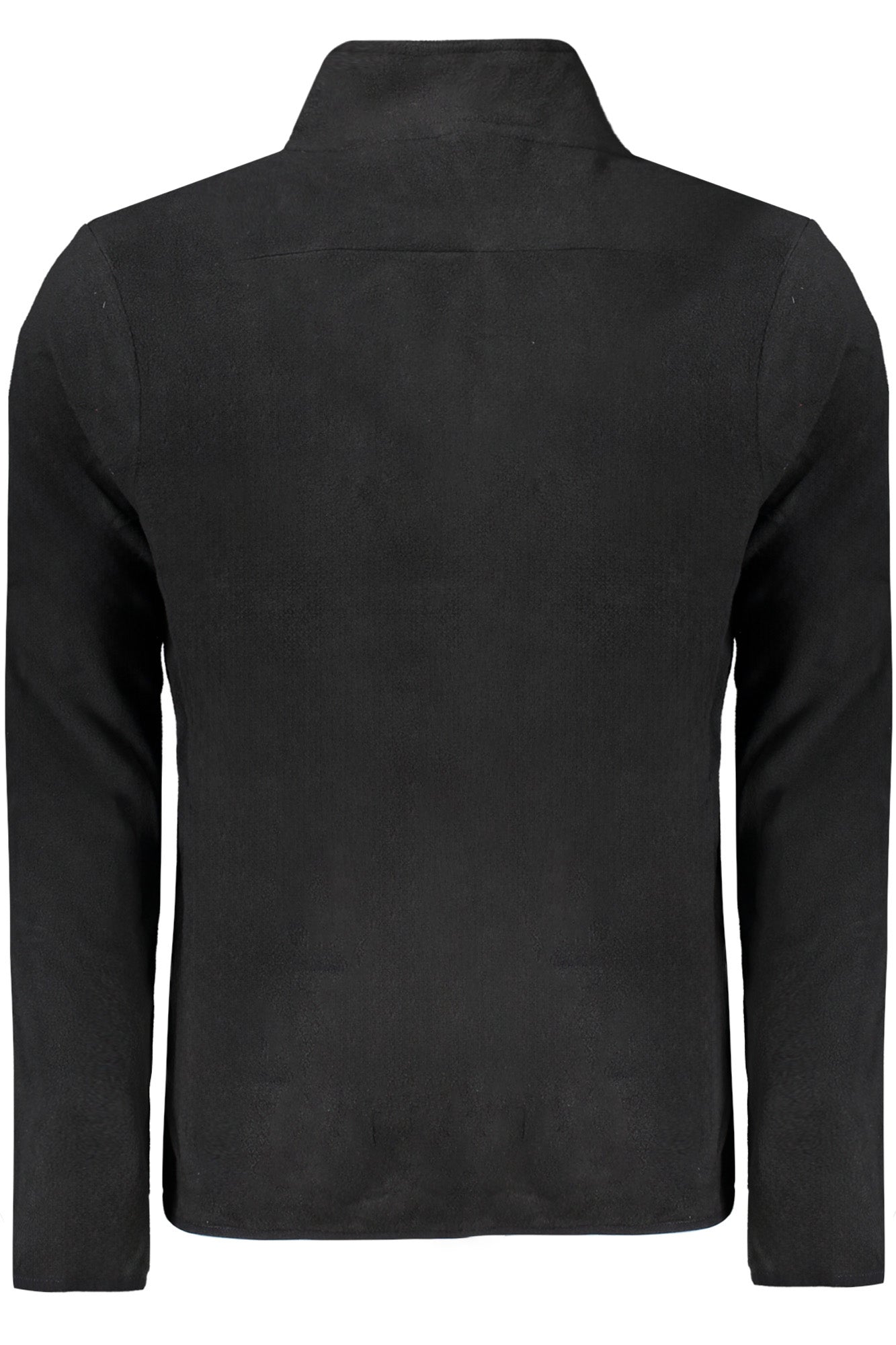 Men's black zip-up sweatshirt