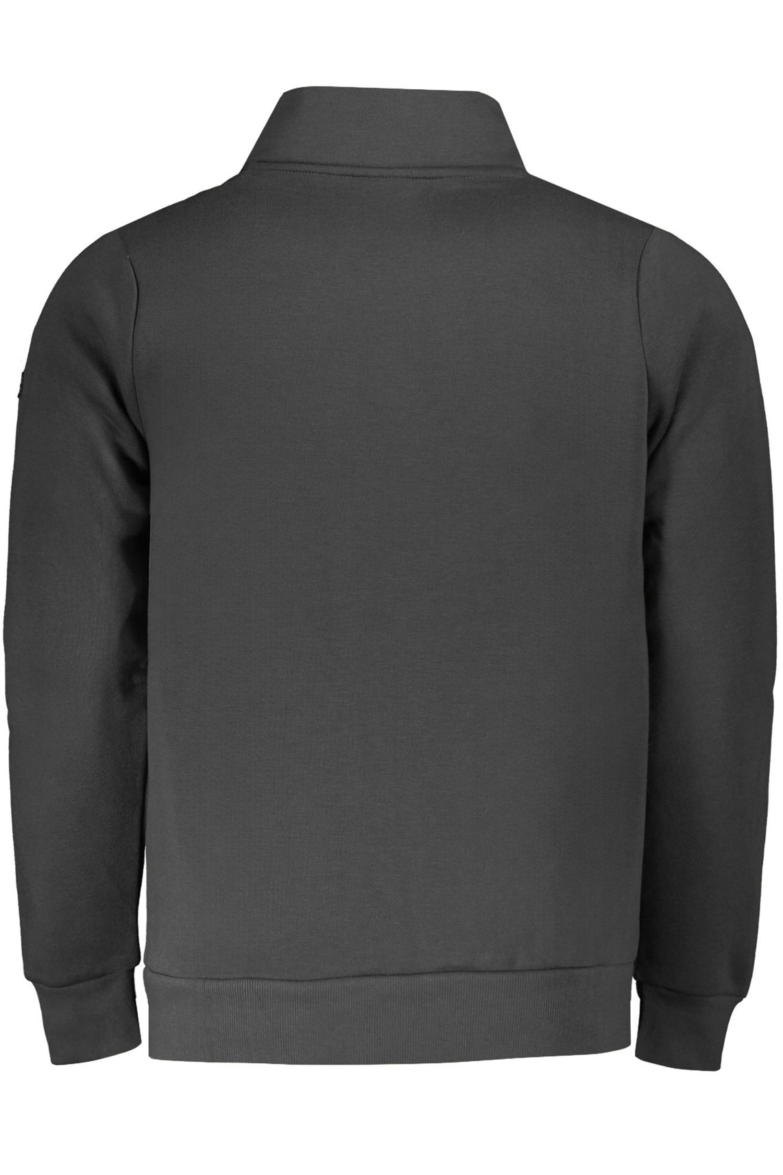 Men's black zip-up sweatshirt