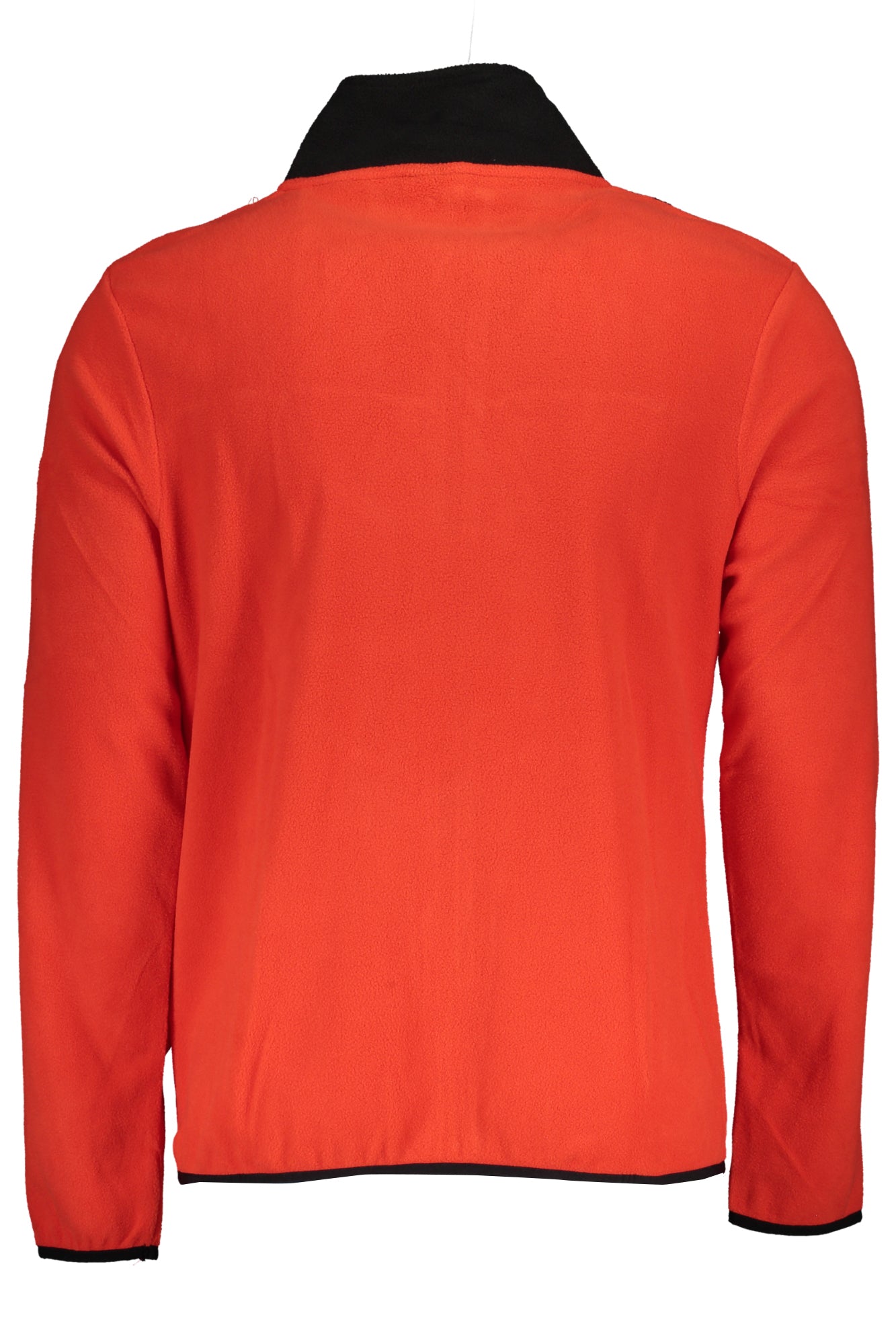 Men's red zip sweatshirt