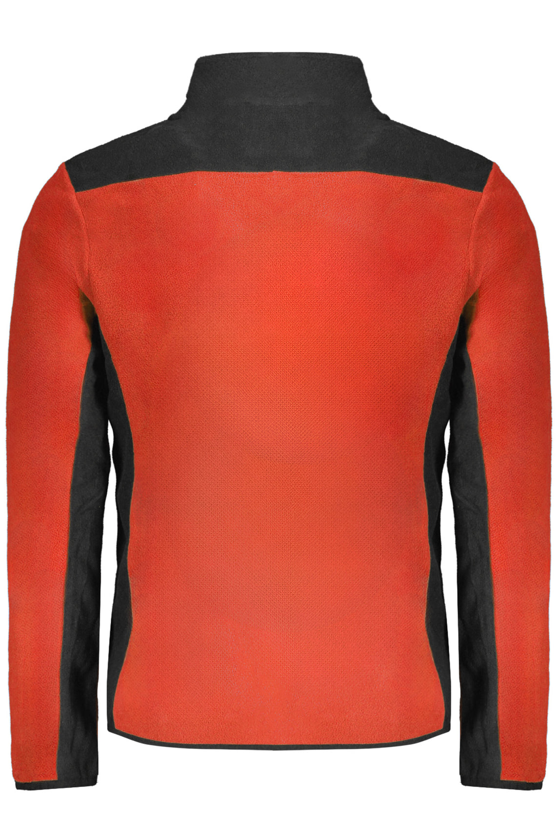 Red men's zip-up sweatshirt