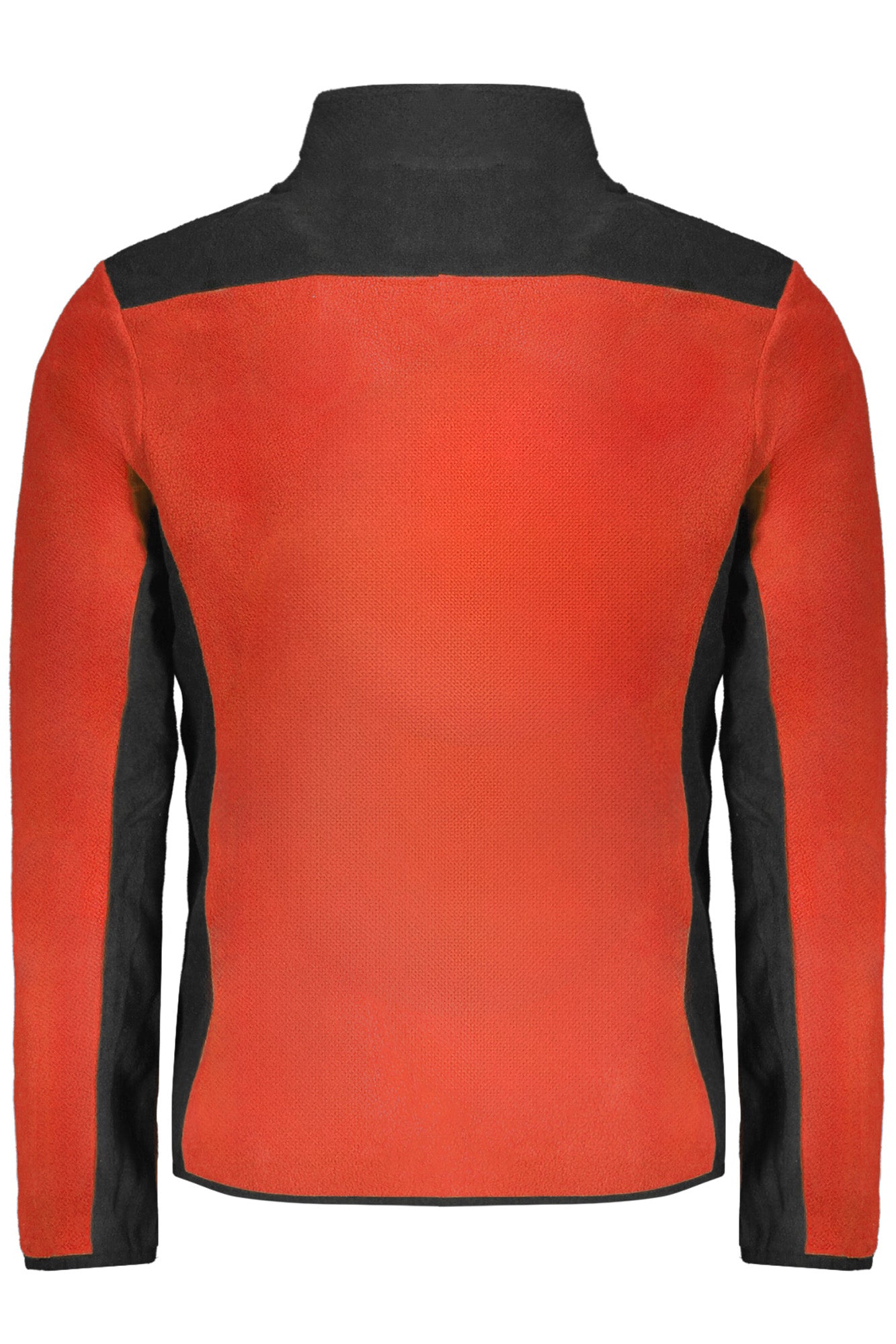 Red men's zip-up sweatshirt