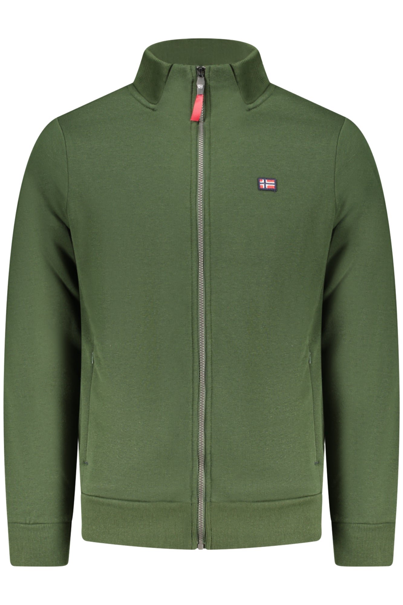 NORWAY 1963 NORWAY 1963 MEN'S BEIGE ZIP-UP SWEATSHIRT - Verde