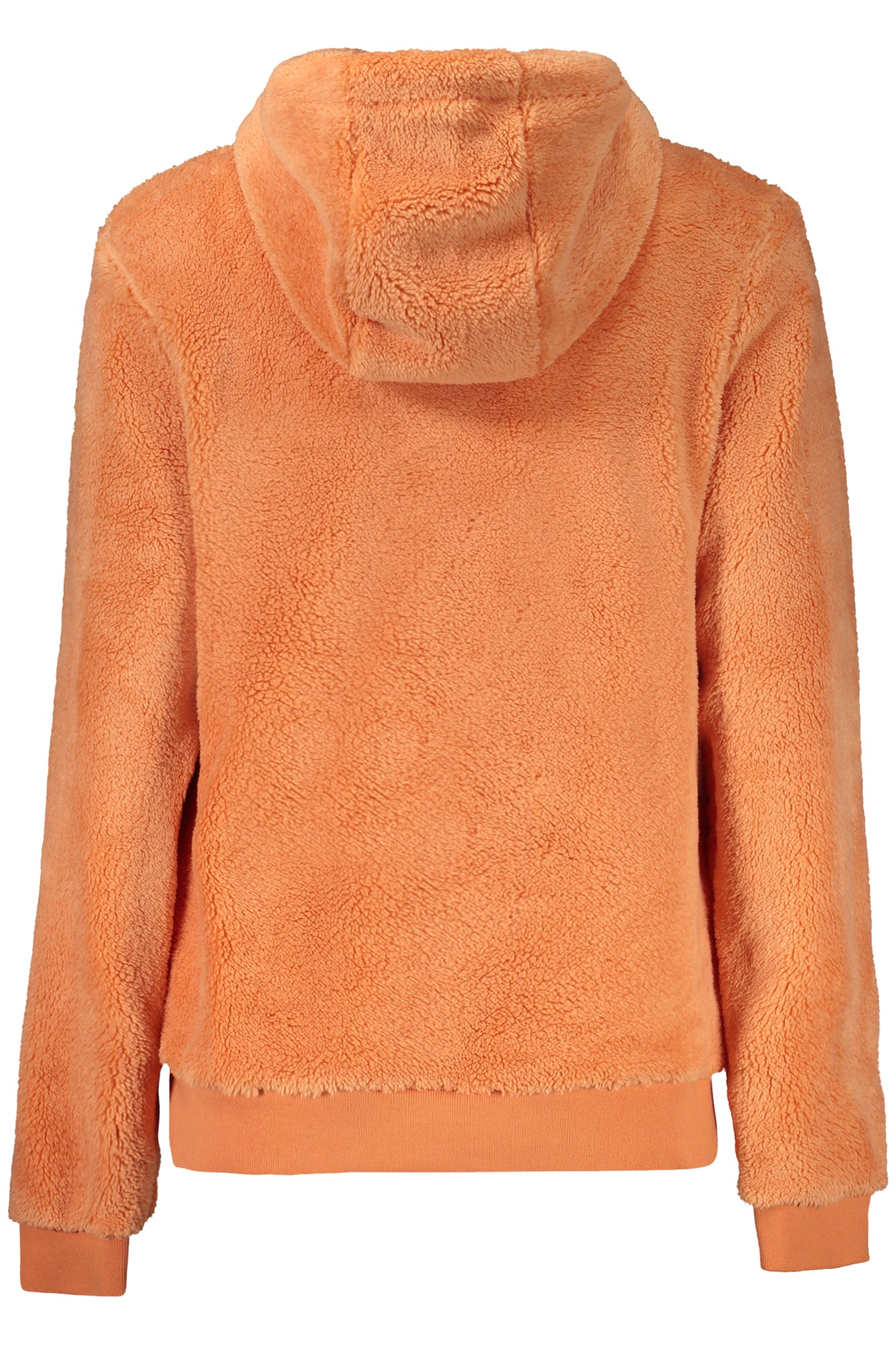 Felpa senza zip donna arancio