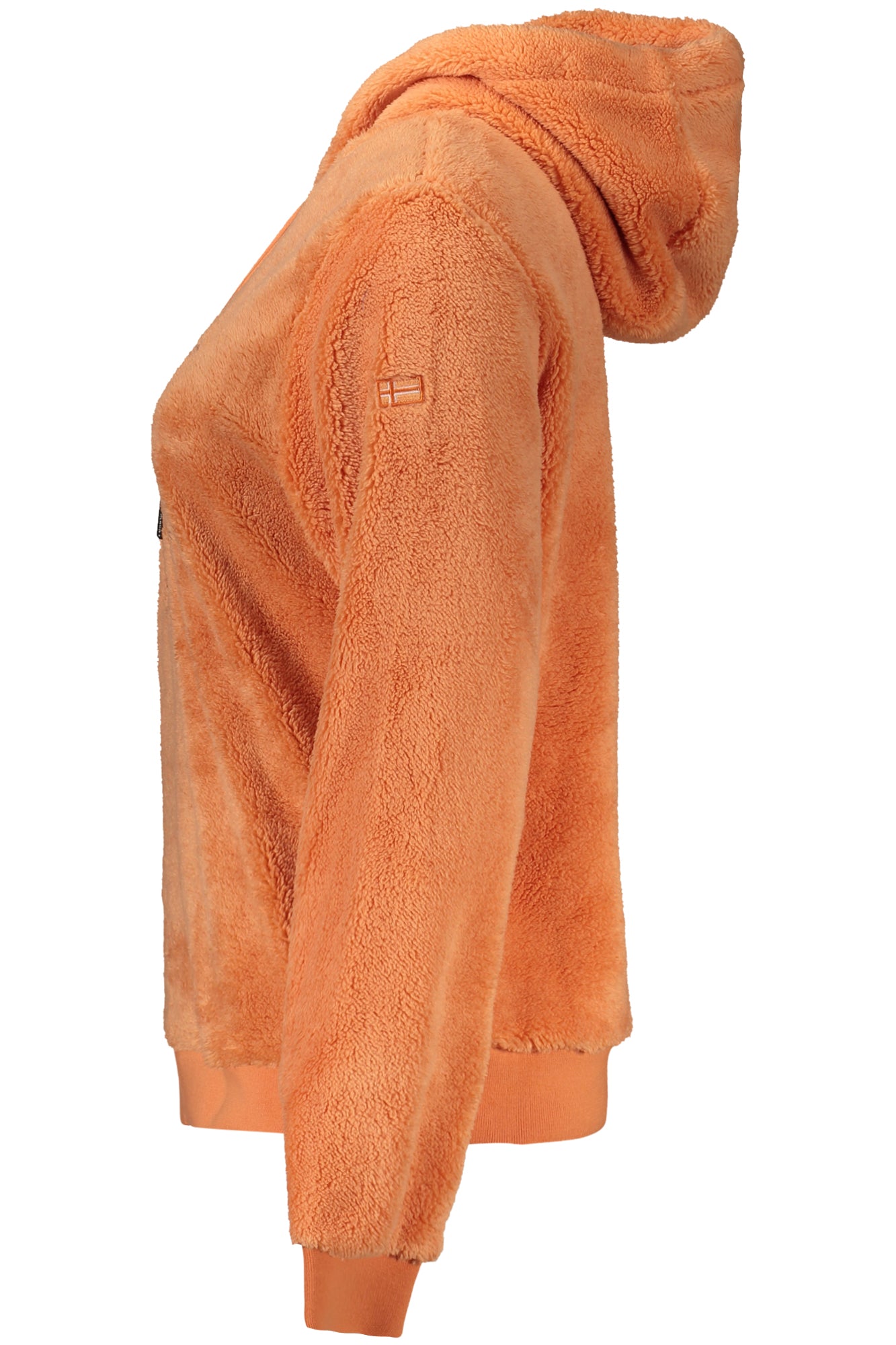 Felpa senza zip donna arancio