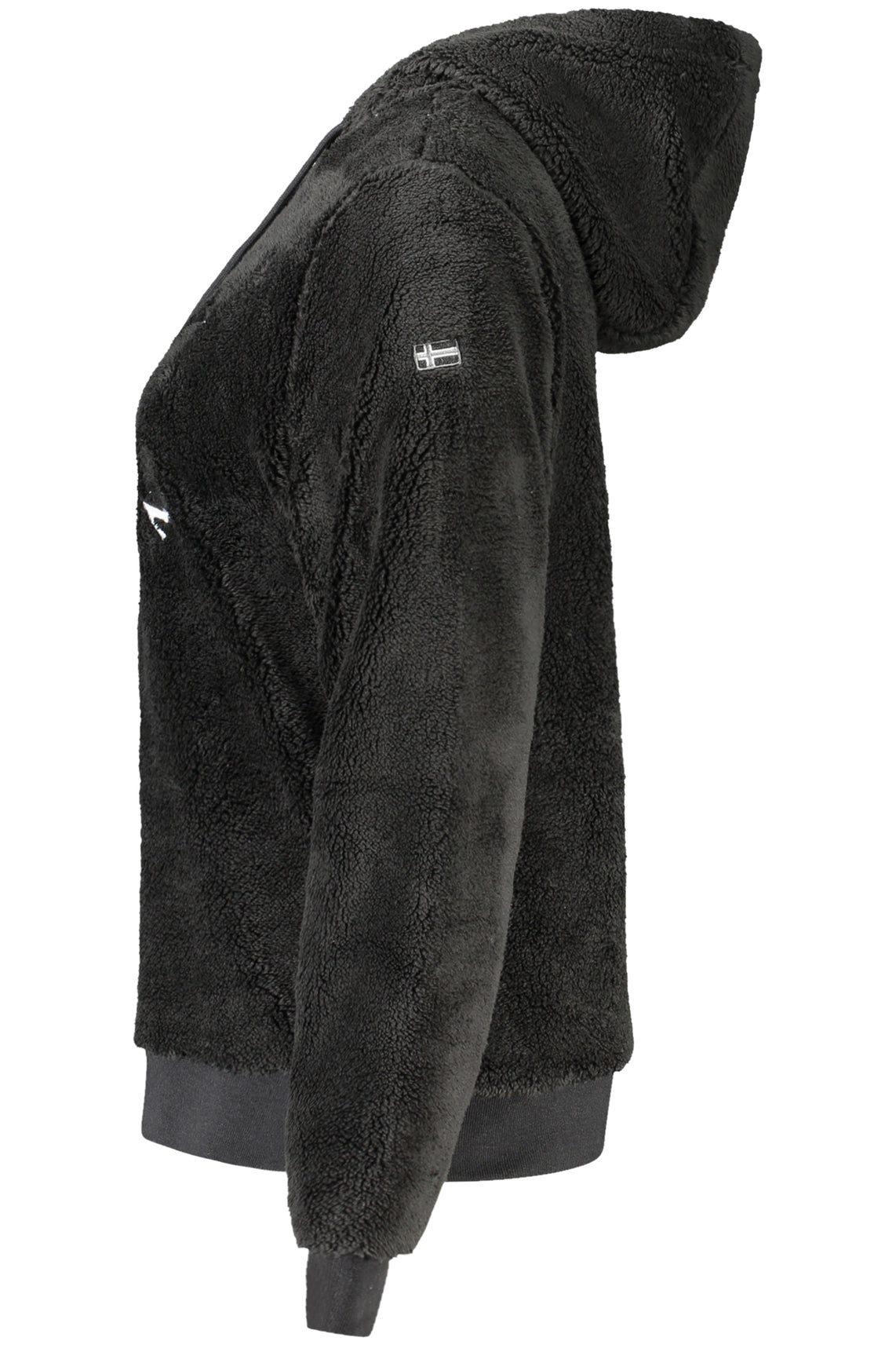 Felpa senza zip donna nero