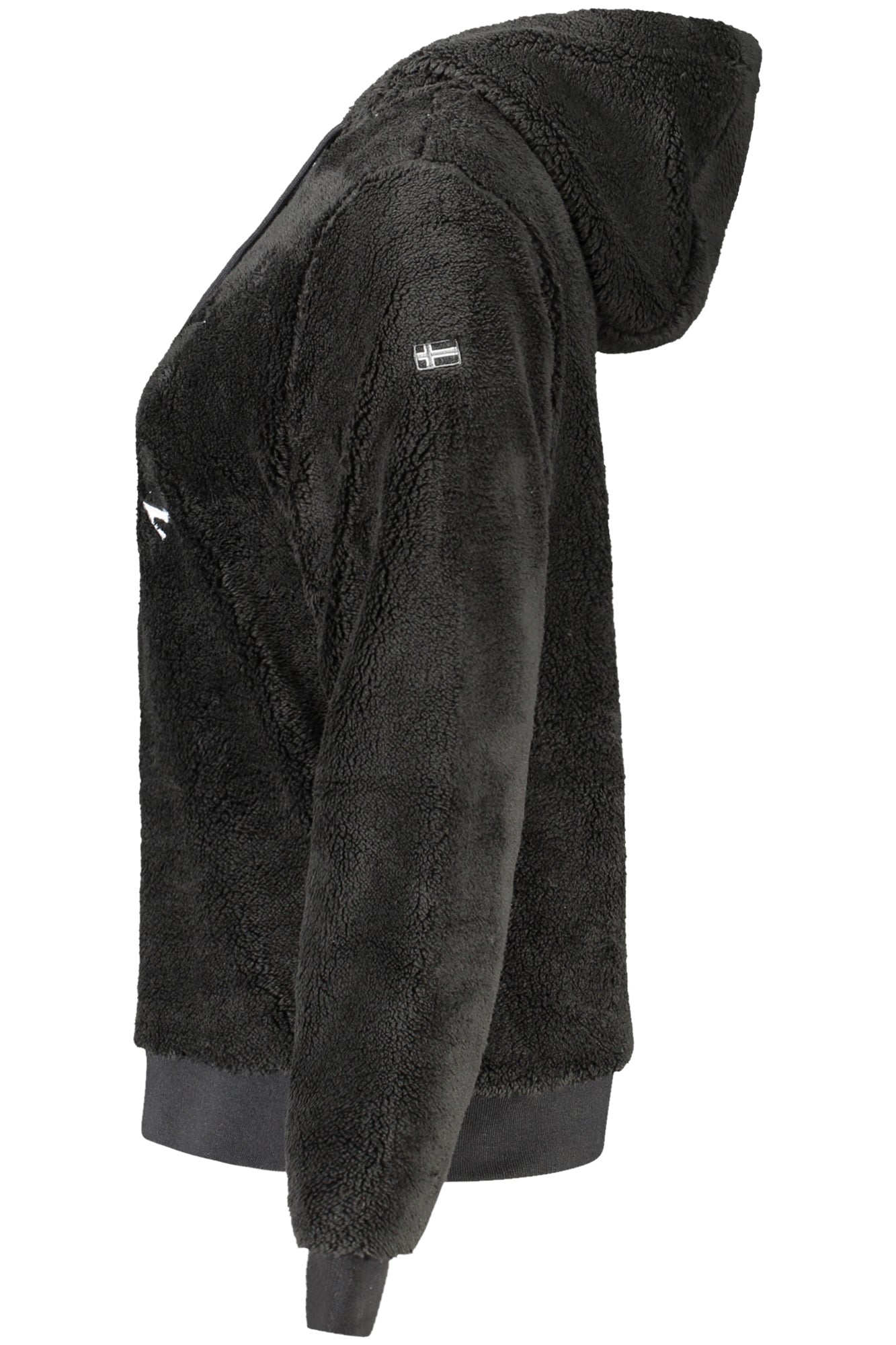 Felpa senza zip donna nero