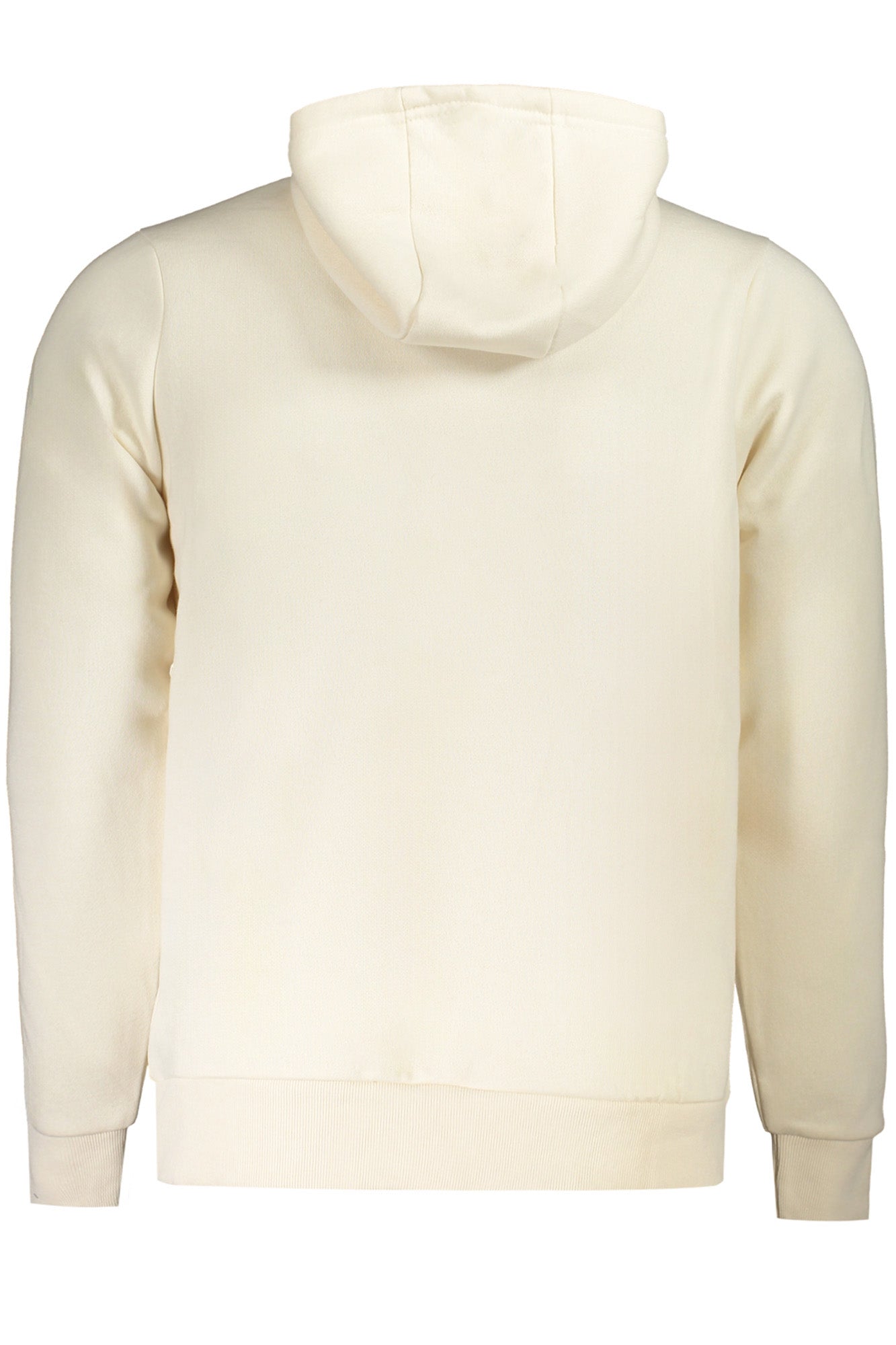 Men's white zip-up sweatshirt