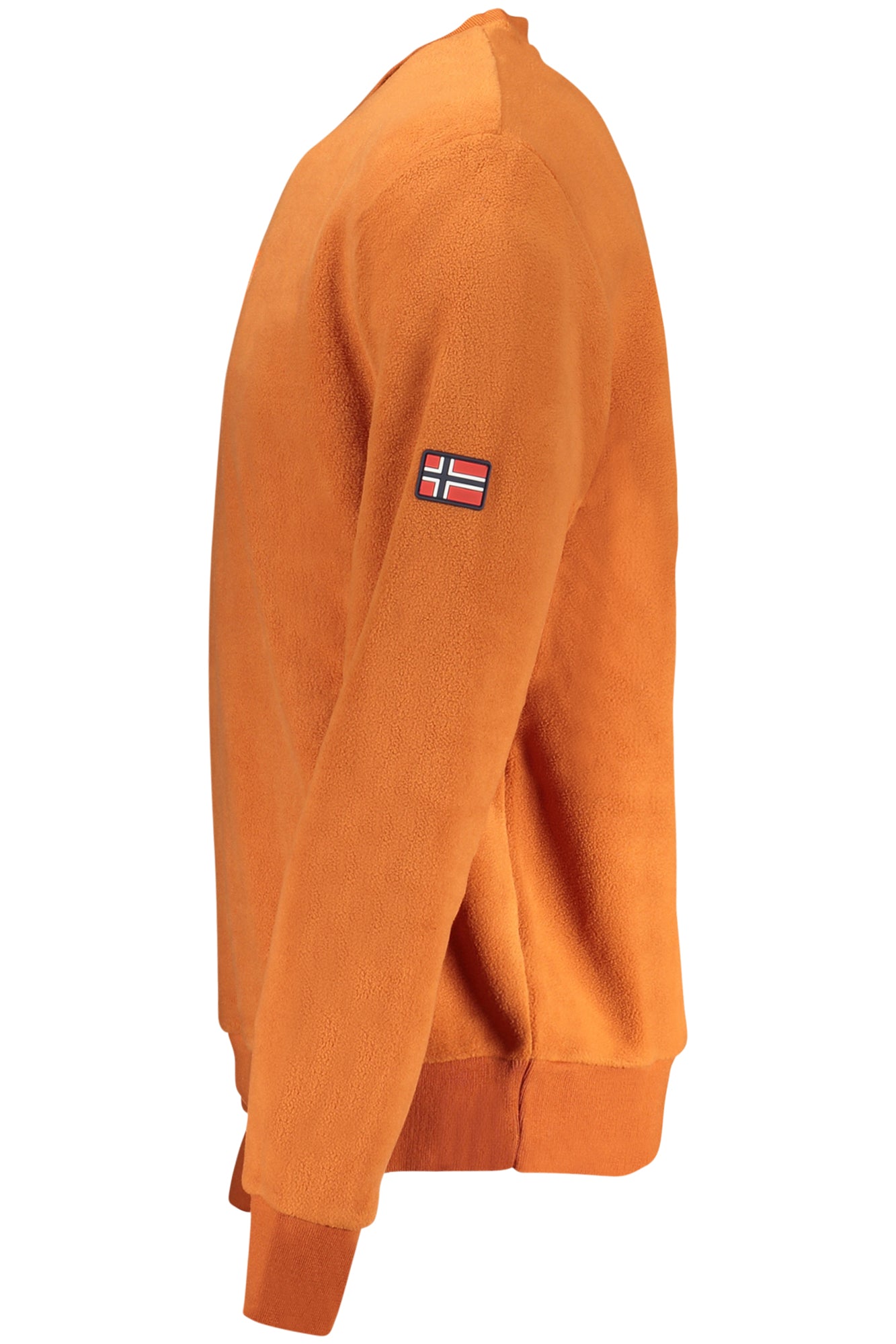 Felpa senza zip uomo marrone