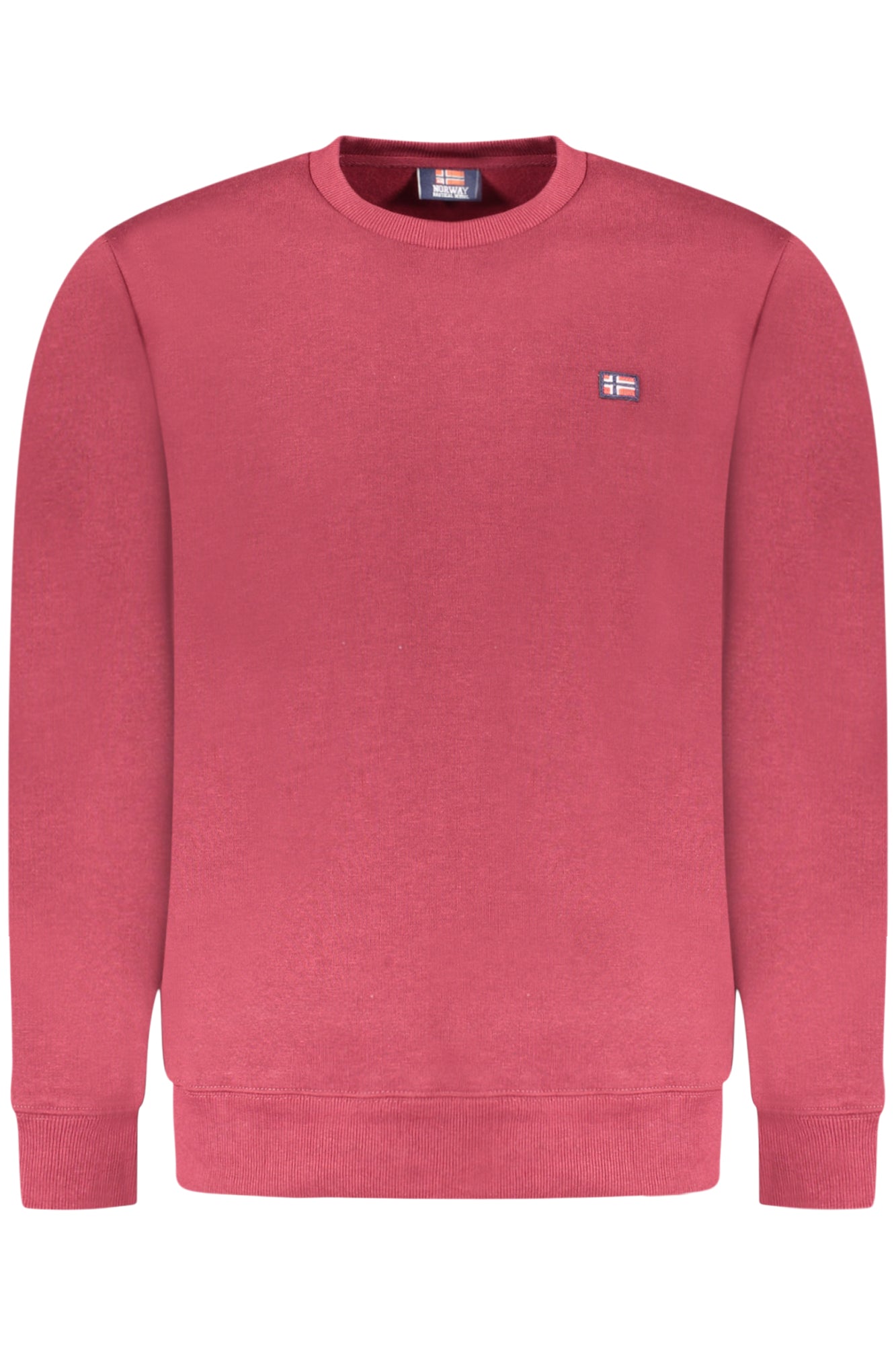 NORWAY 1963 NORWAY 1963 MEN'S WHITE ZIP-UP SWEATSHIRT - Rosso