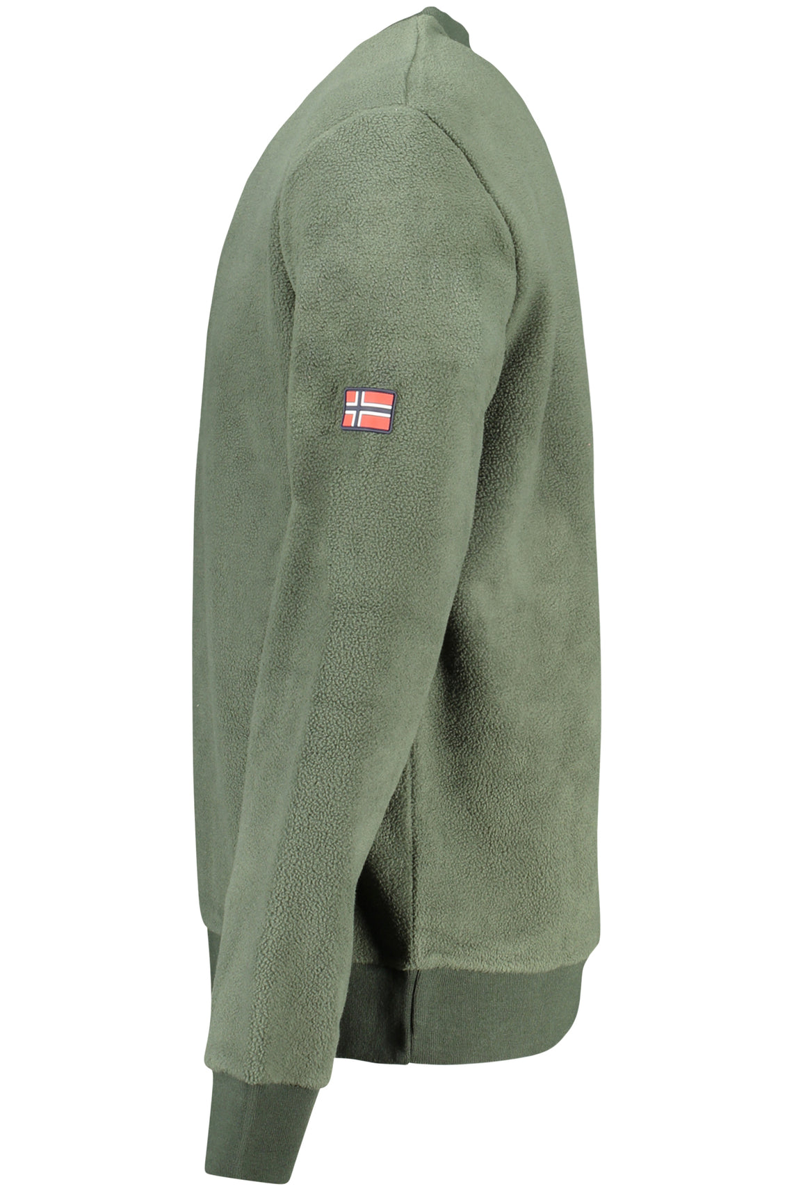 Men's zip-up sweatshirt green