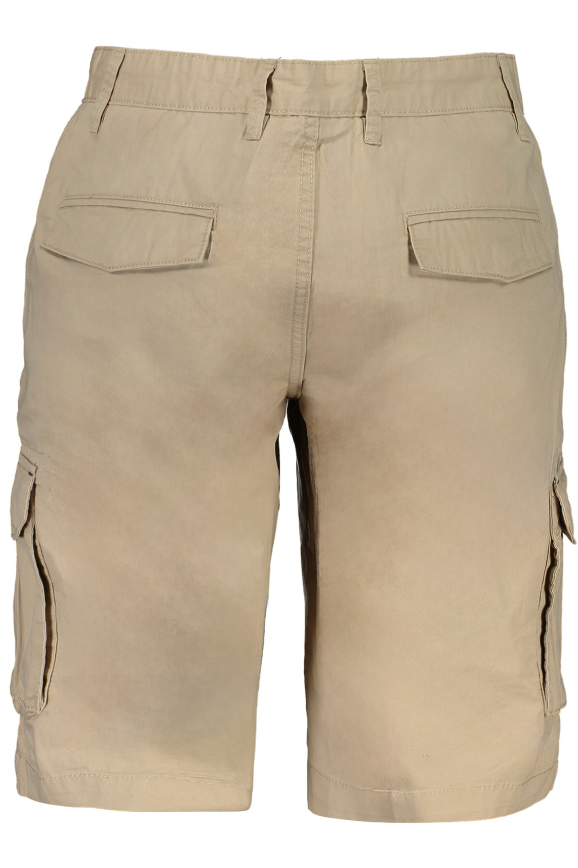 Beige men's bermuda pants