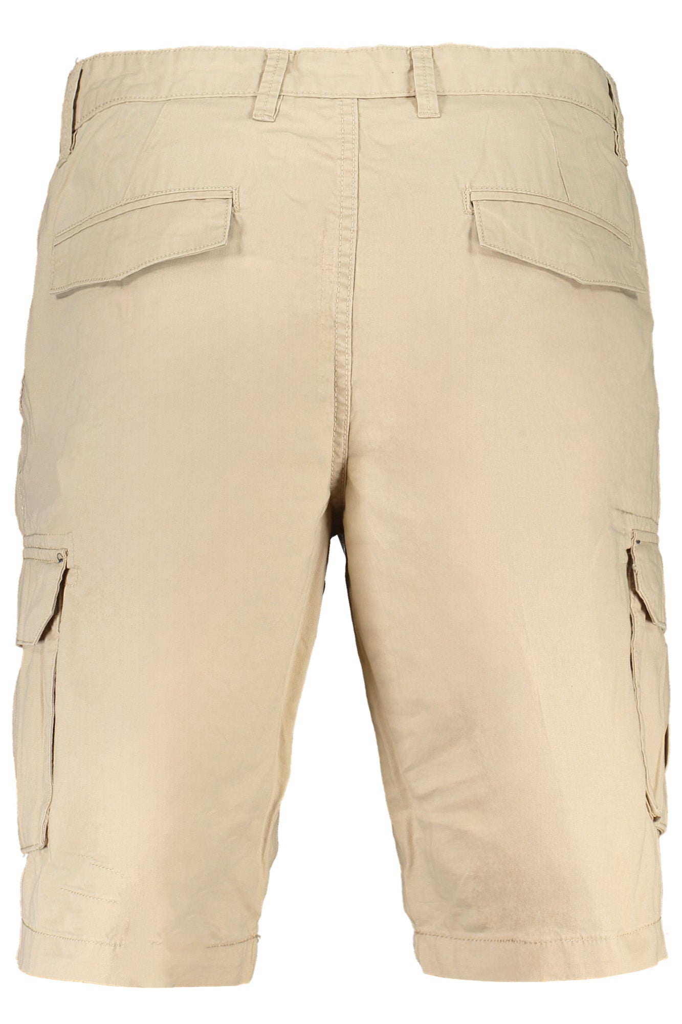 Beige men's bermuda pants