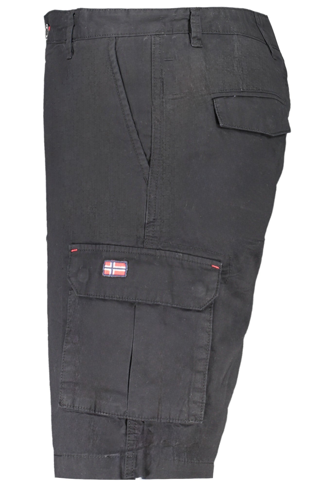 Black men's bermuda pants