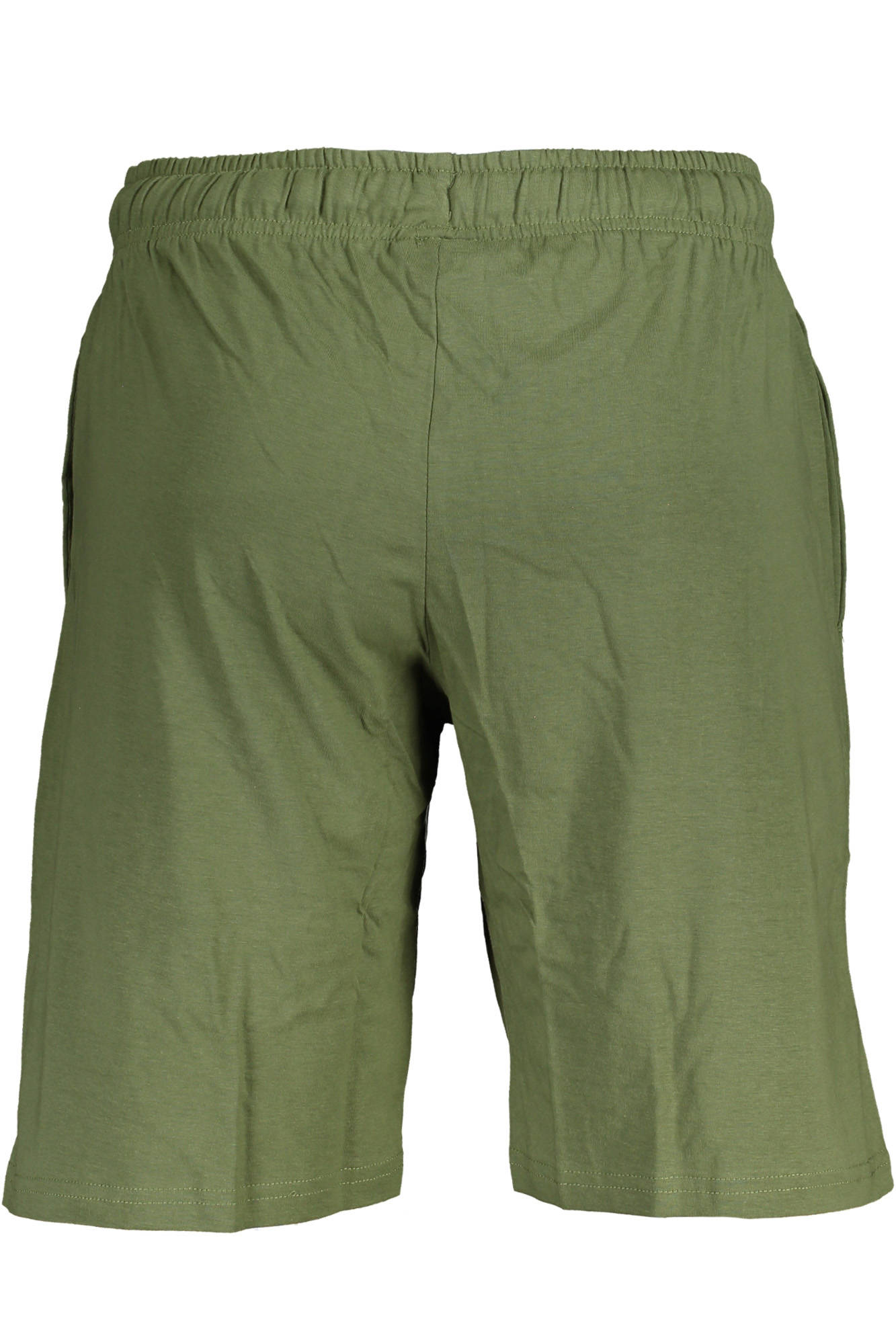 Green men's bermuda pants