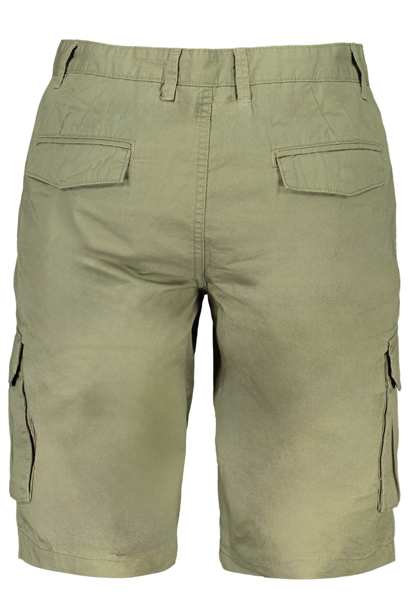 Green men's bermuda pants