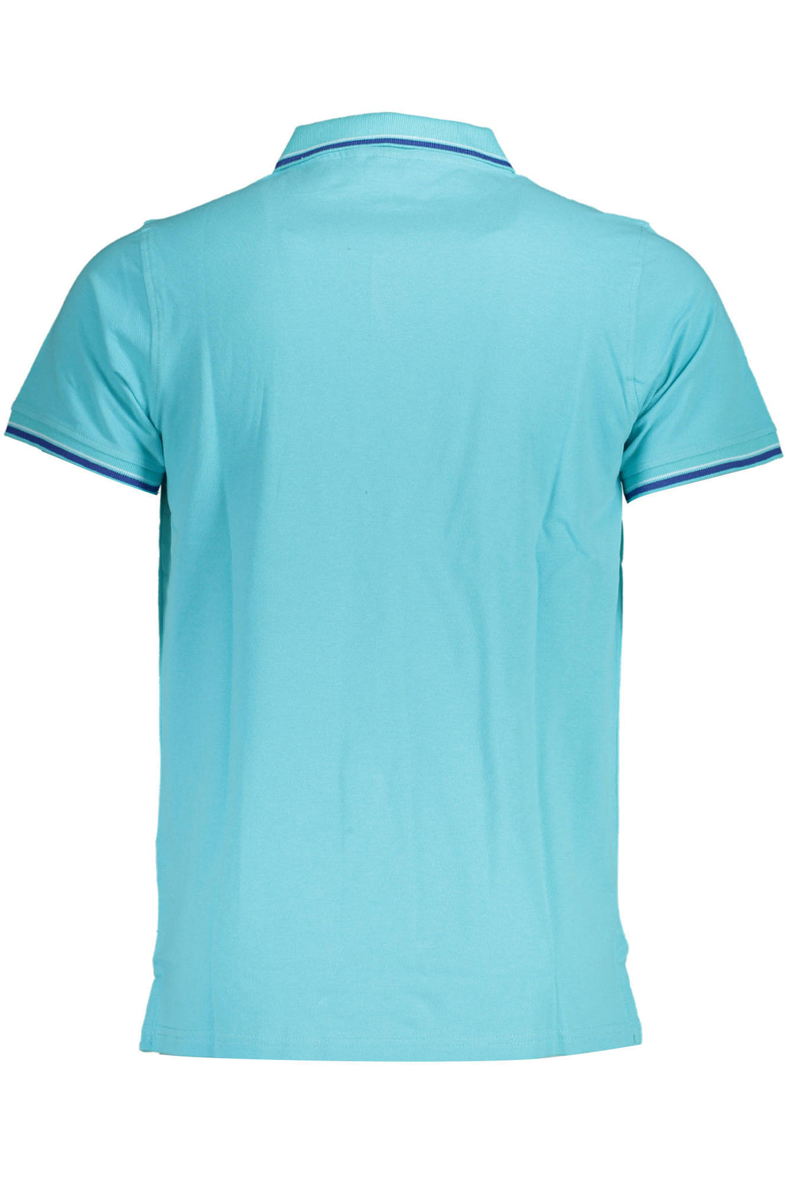 Light blue men's short sleeved polo shirt