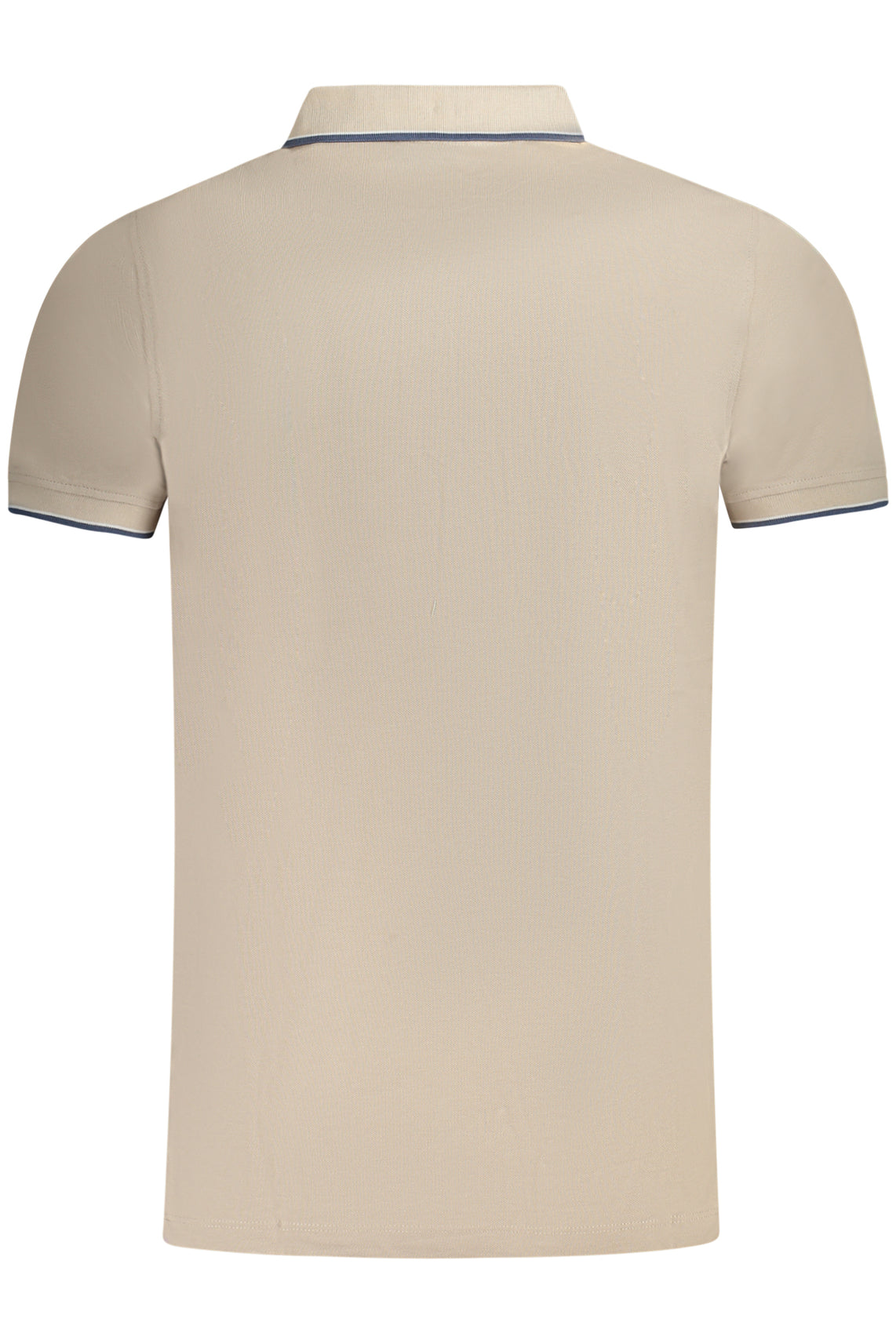 Men's short sleeve polo shirt beige