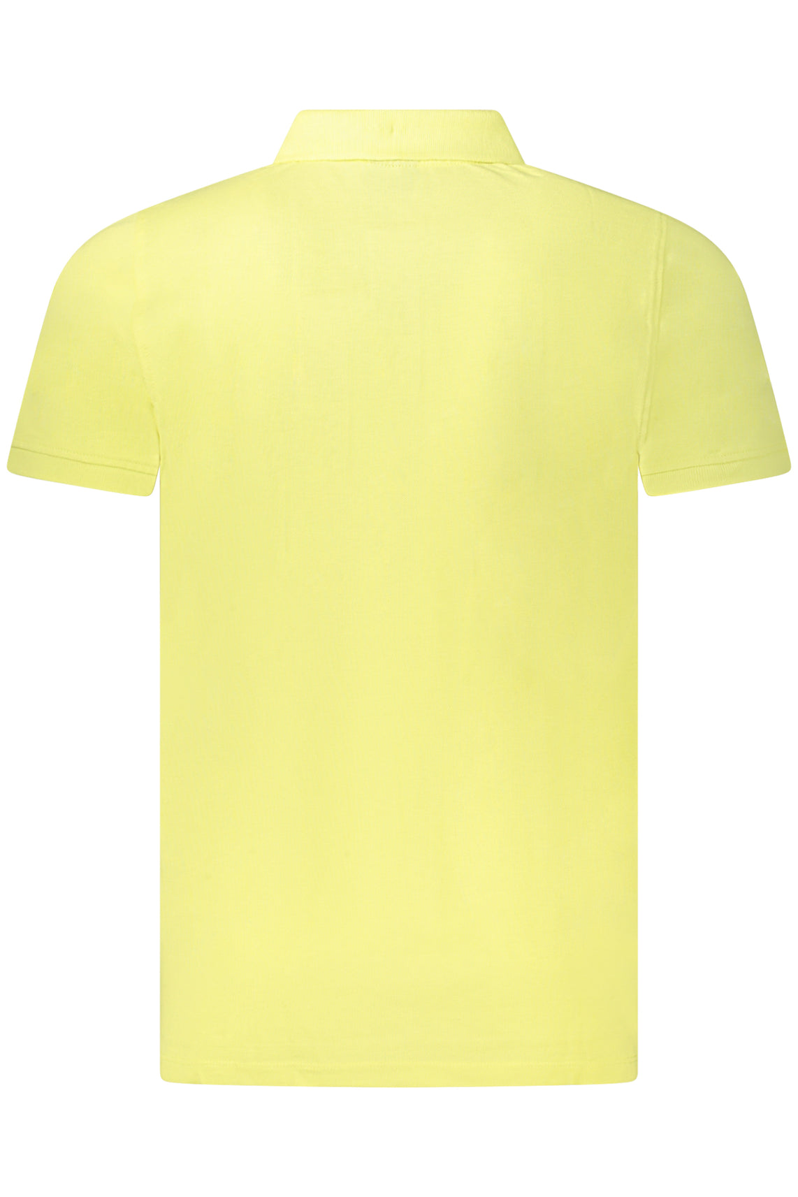 Men's short sleeve polo yellow