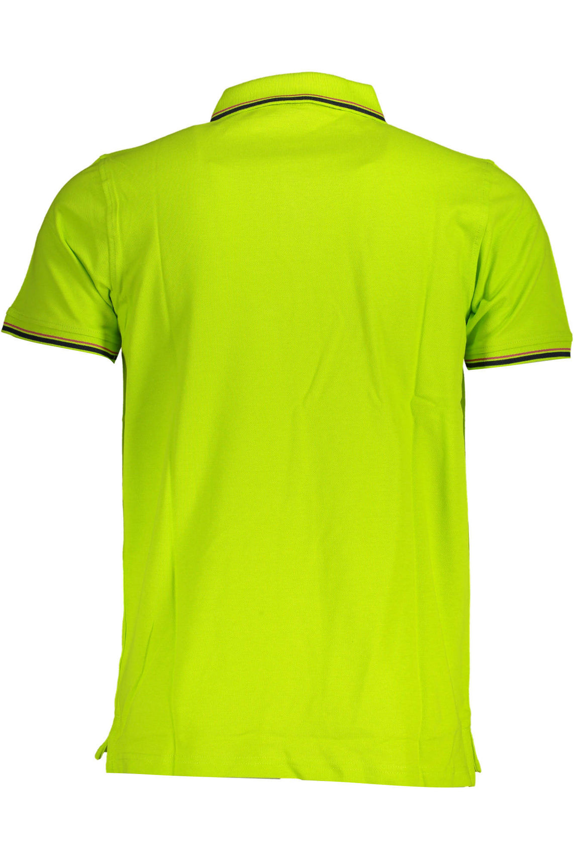 Yellow men's short sleeved polo shirt