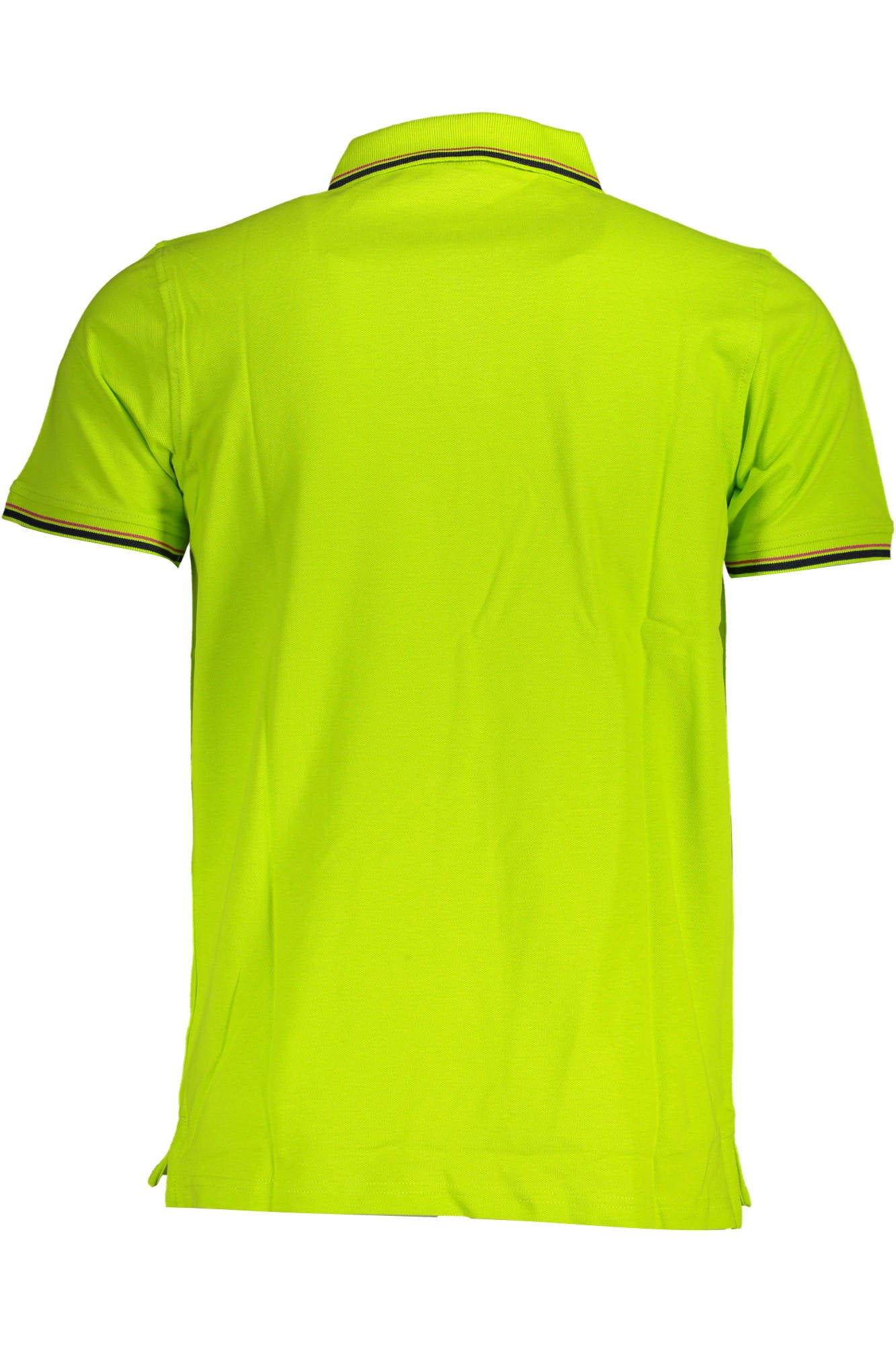 Yellow men's short sleeved polo shirt