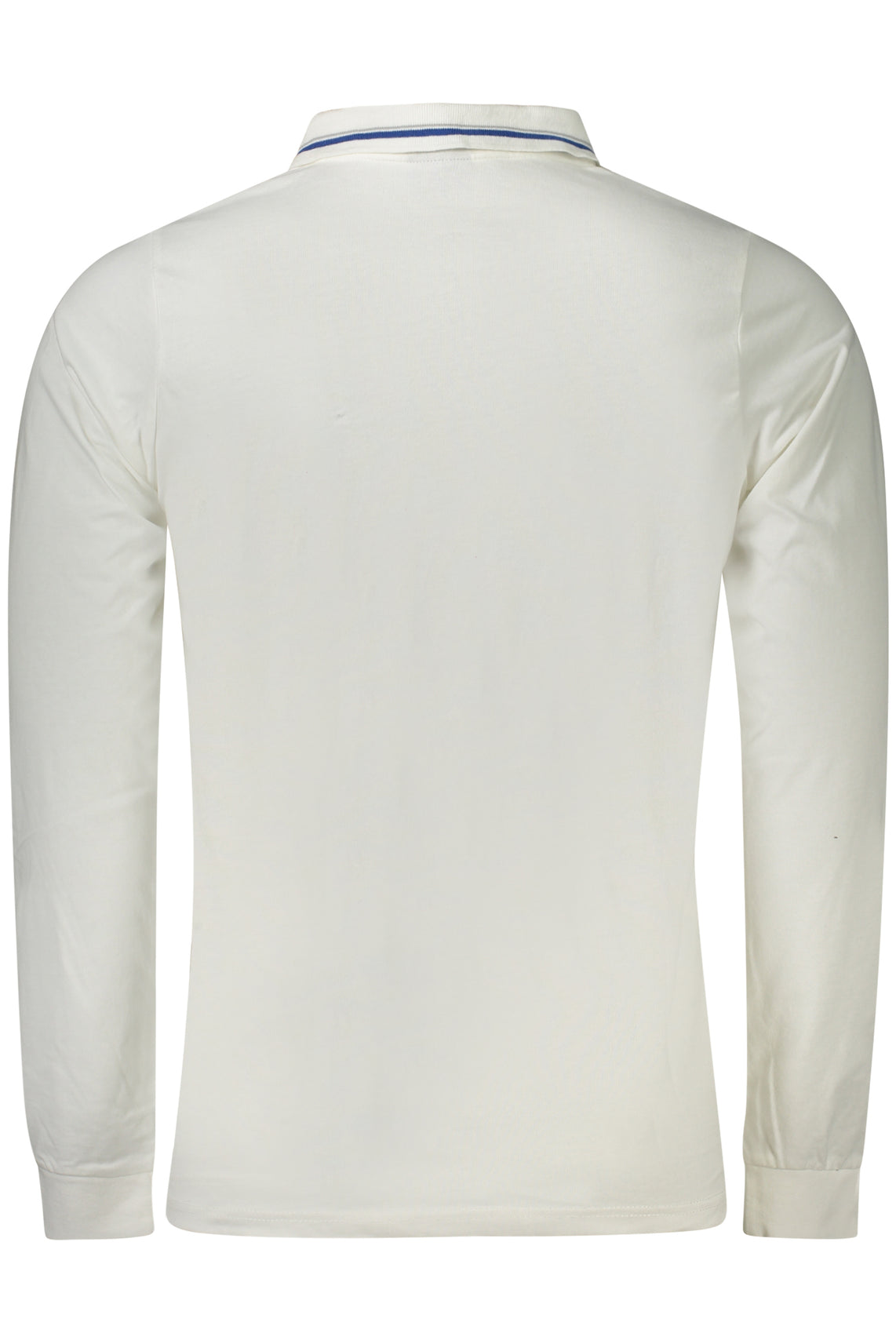 Long sleeve polo men white