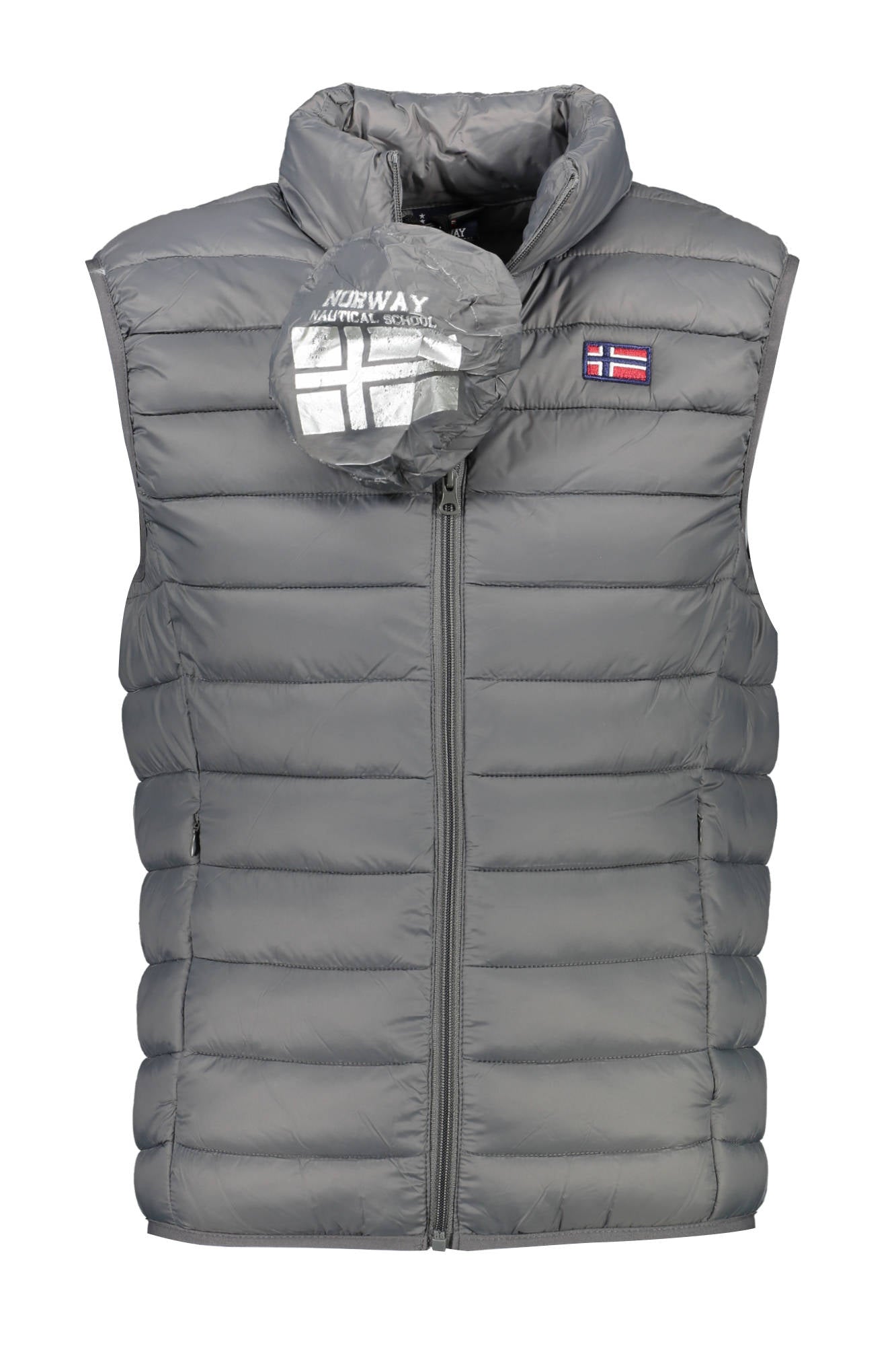 Gray men's sleeveless