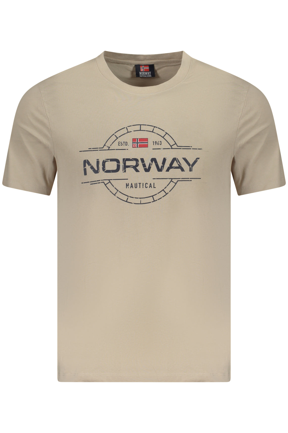 NORWAY 1963 NORWAY 1963 MEN'S SHORT SLEEVE T-SHIRT BEIGE - Beige
