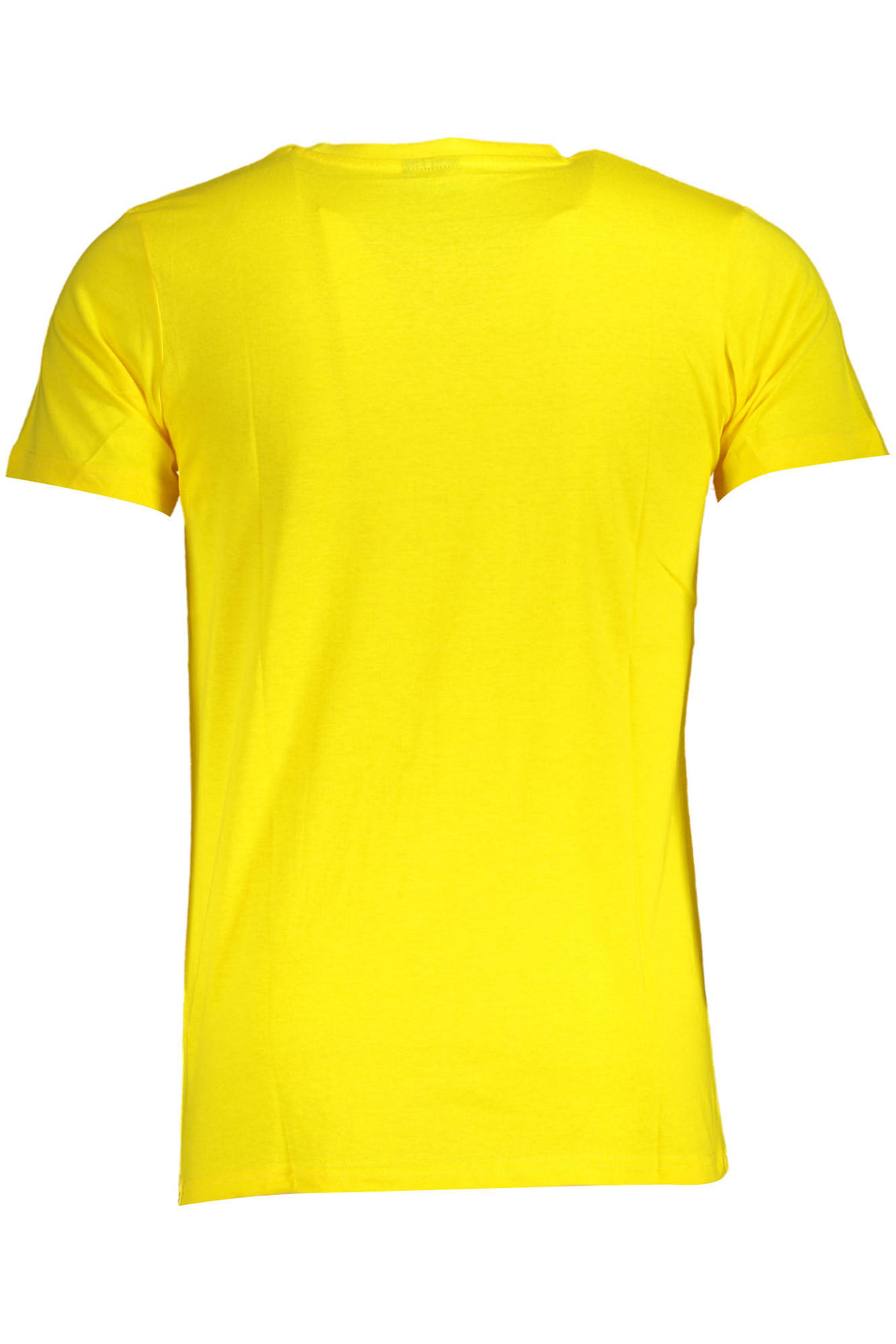 Yellow men's short sleeved t-shirt
